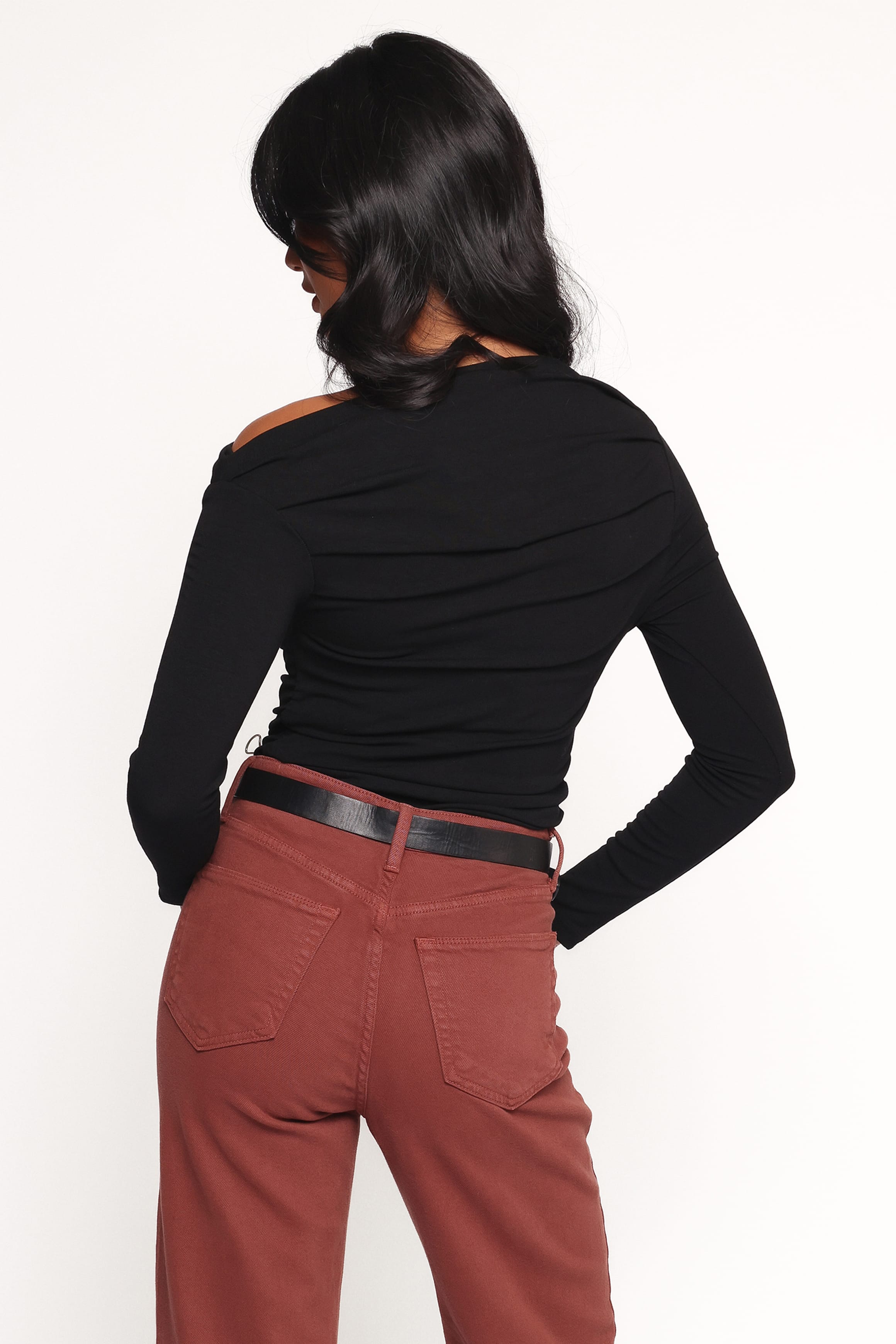 TOPS Cer Knit Top - Black