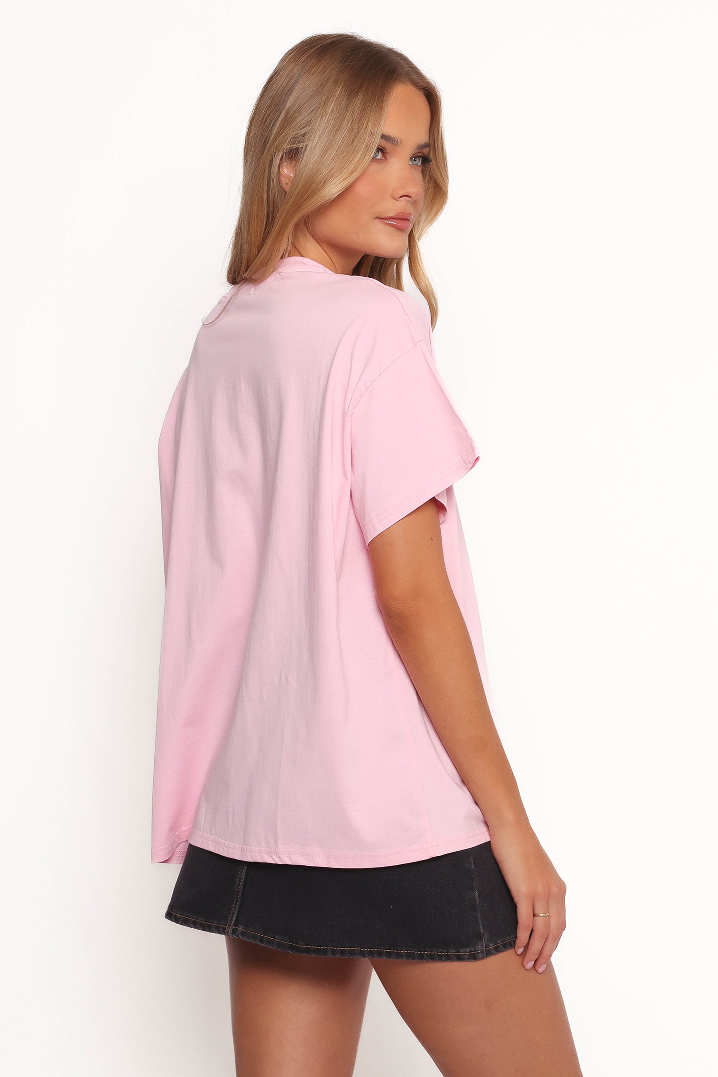 TOPS Cerise Tee - Strawberry