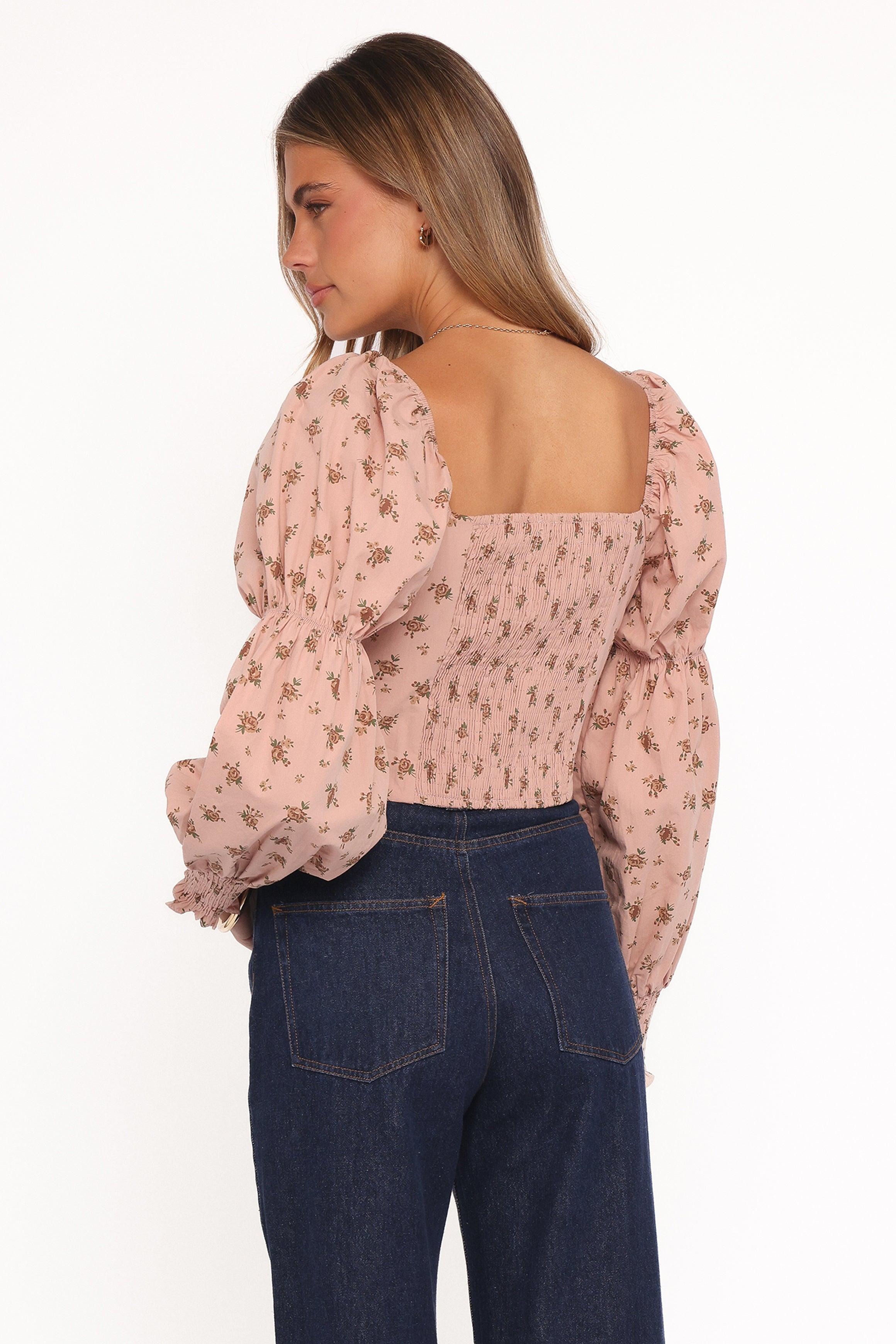TOPS Charlene Top - Pink Floral