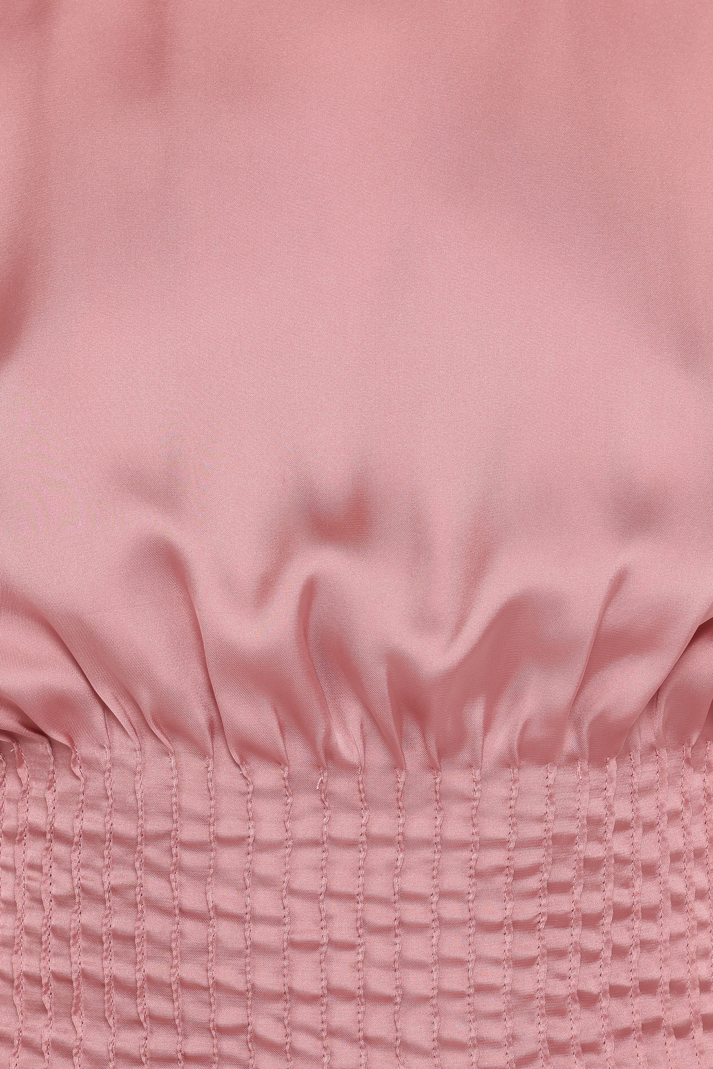 TOPS Cherish Pintuck Top - Rose