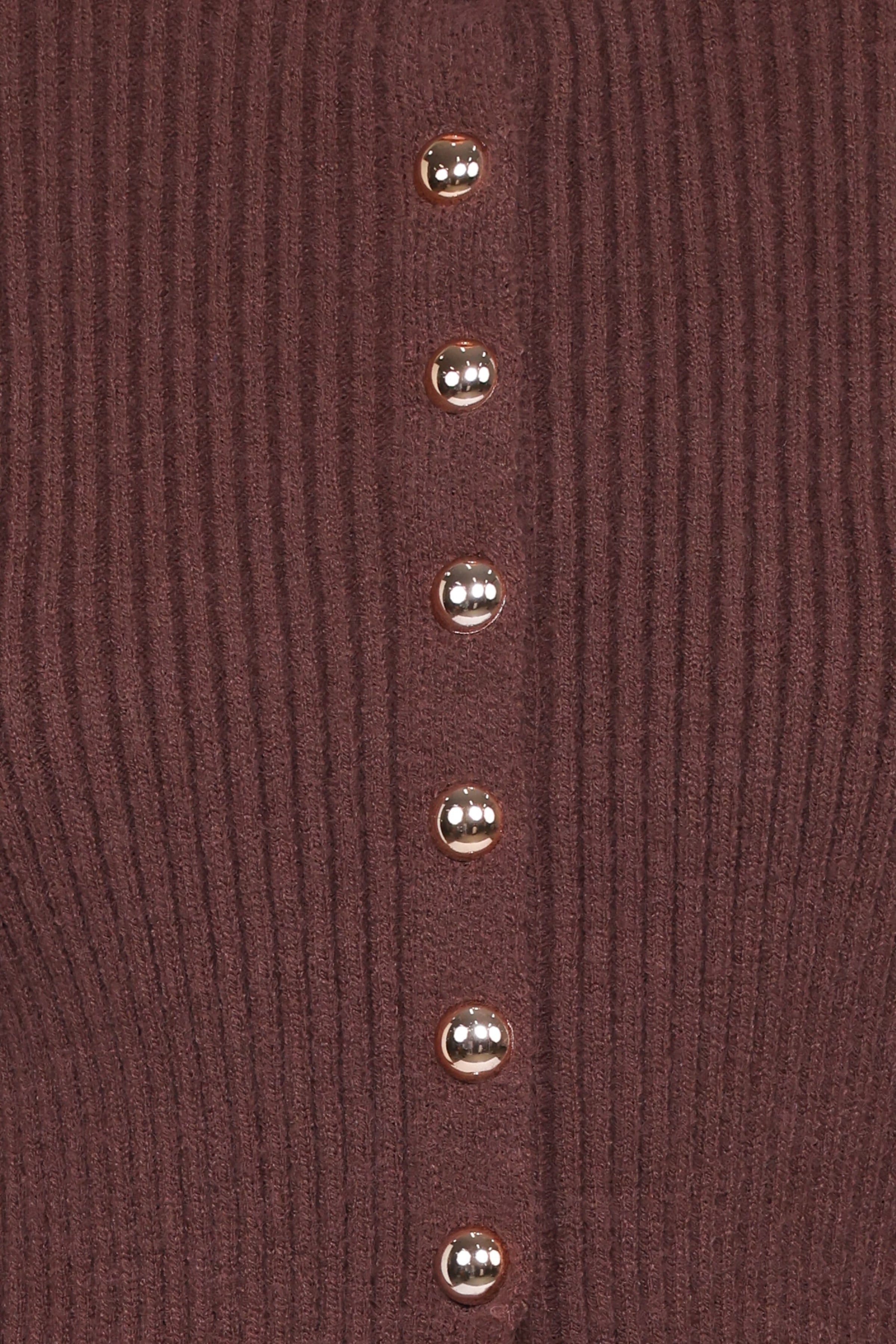 TOPS Circe Cardigan Top - Chocolate