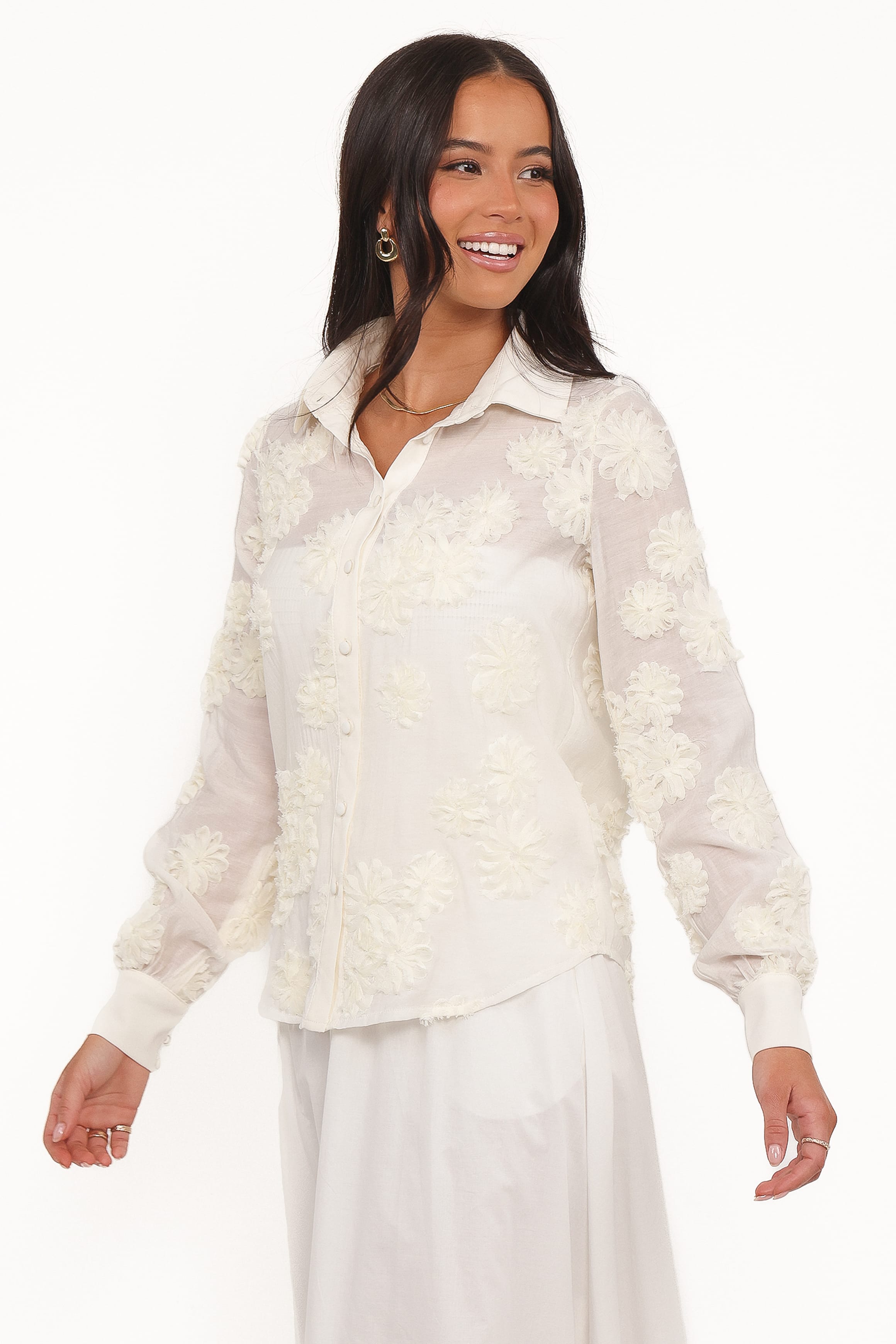 TOPS Cliona Shirt - Cream