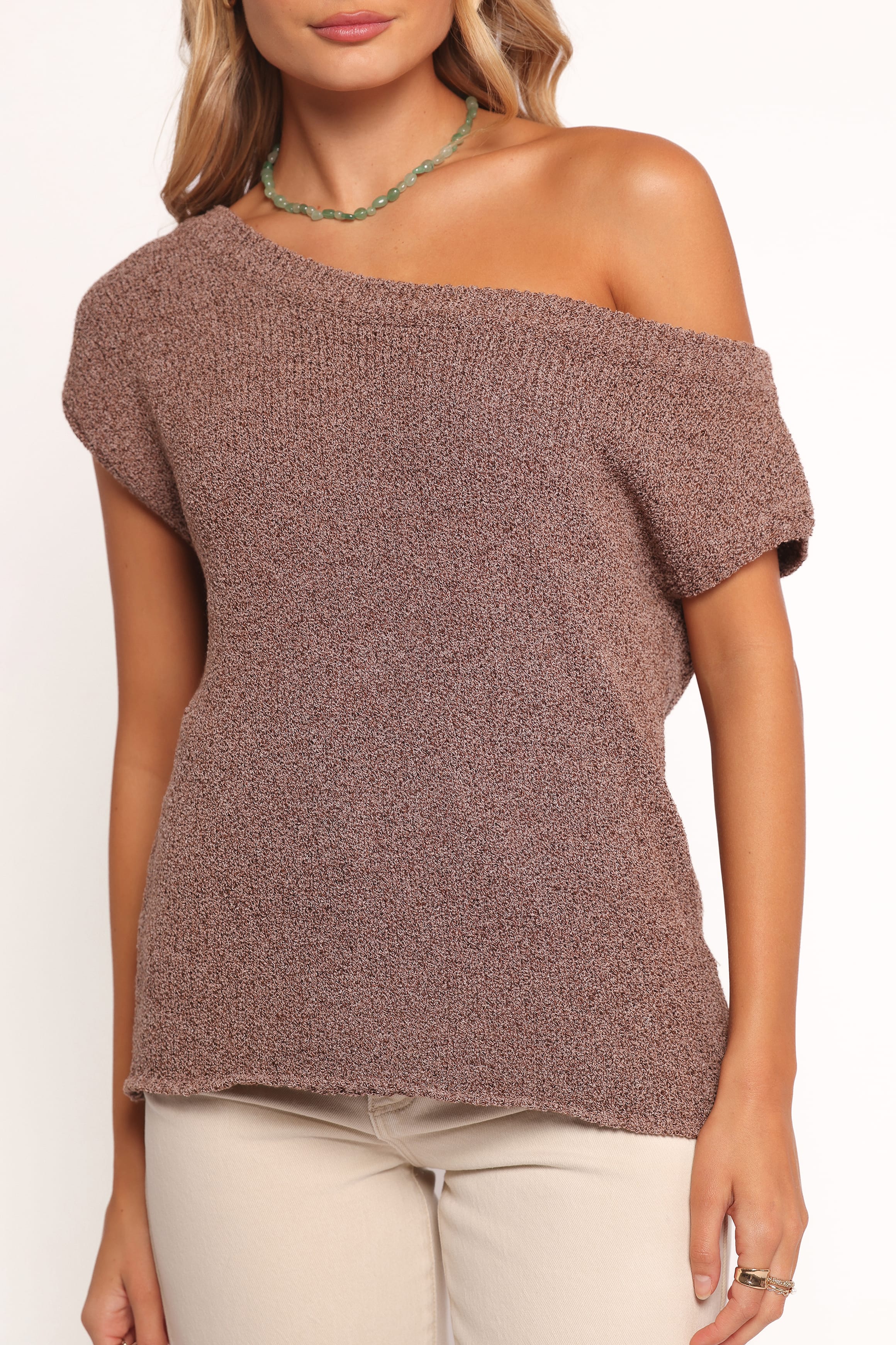 TOPS Coco Knit Top - Chocolate