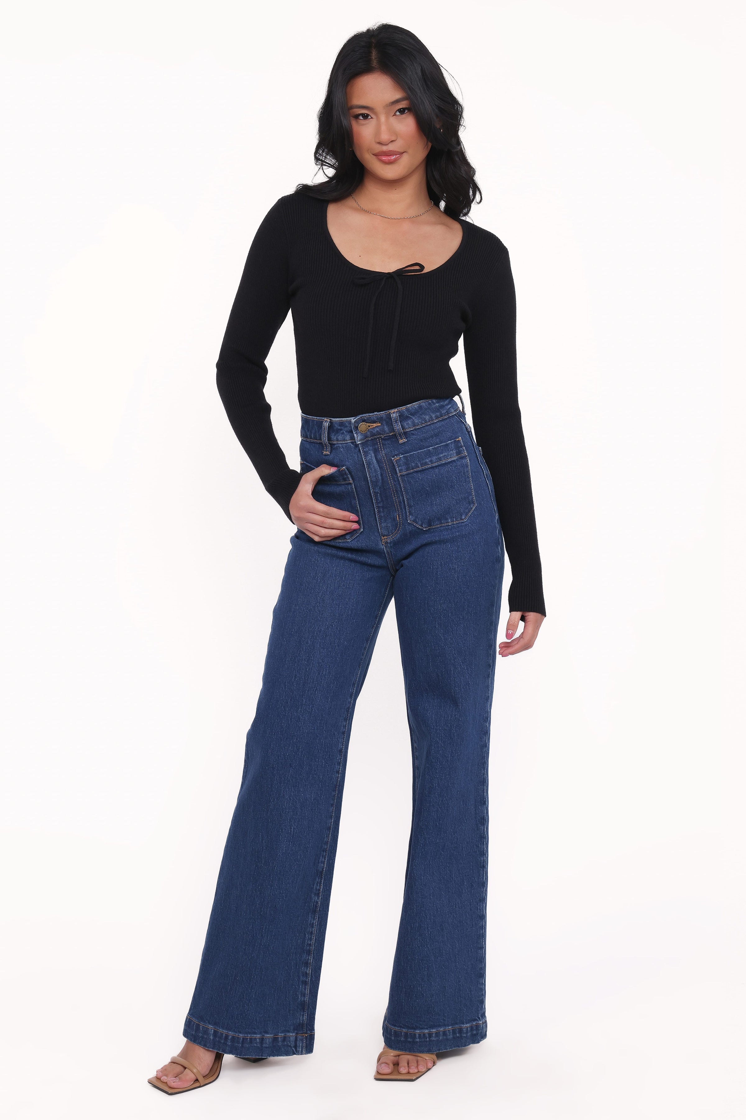 TOPS Cooper Knit Top - Black