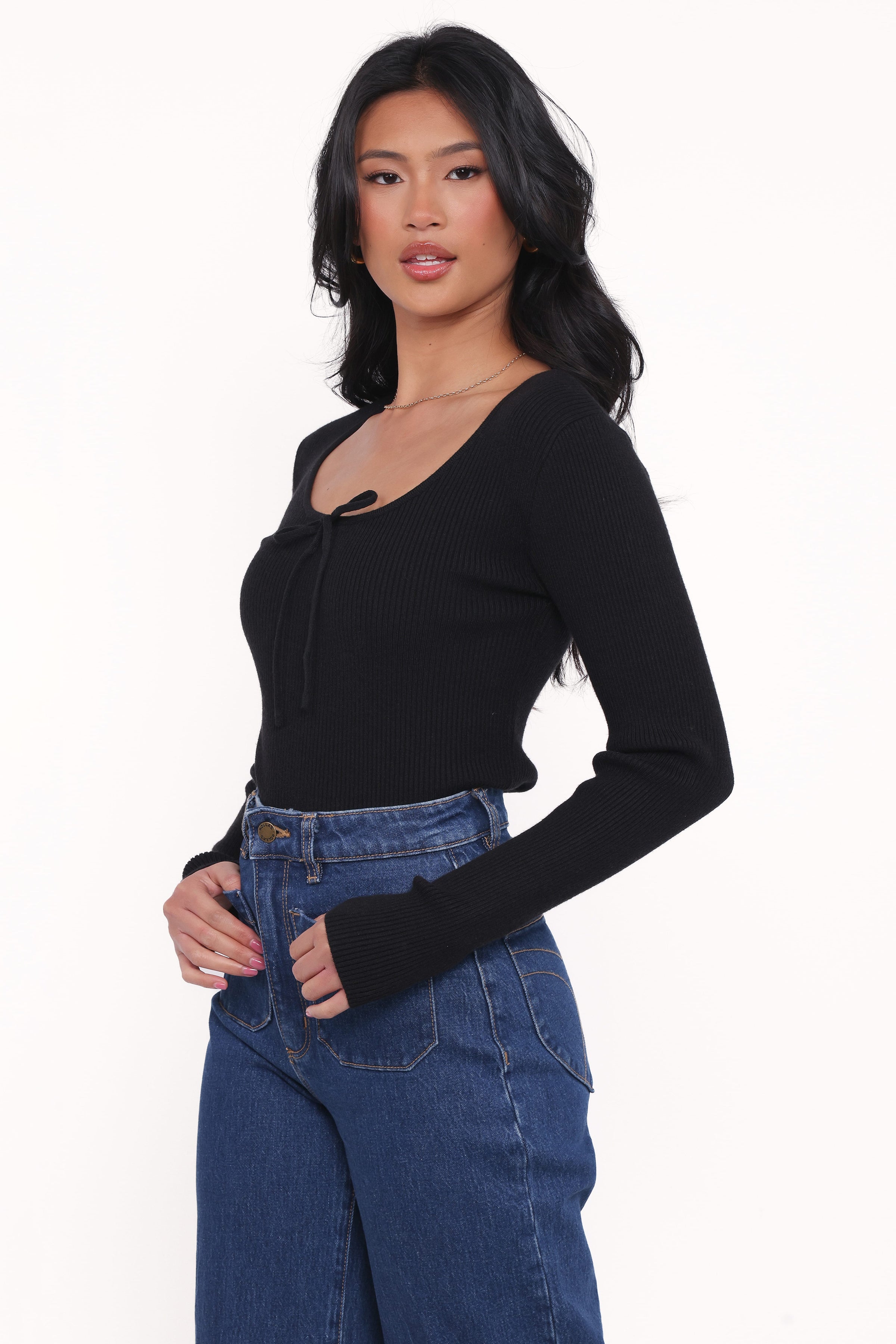 TOPS Cooper Knit Top - Black