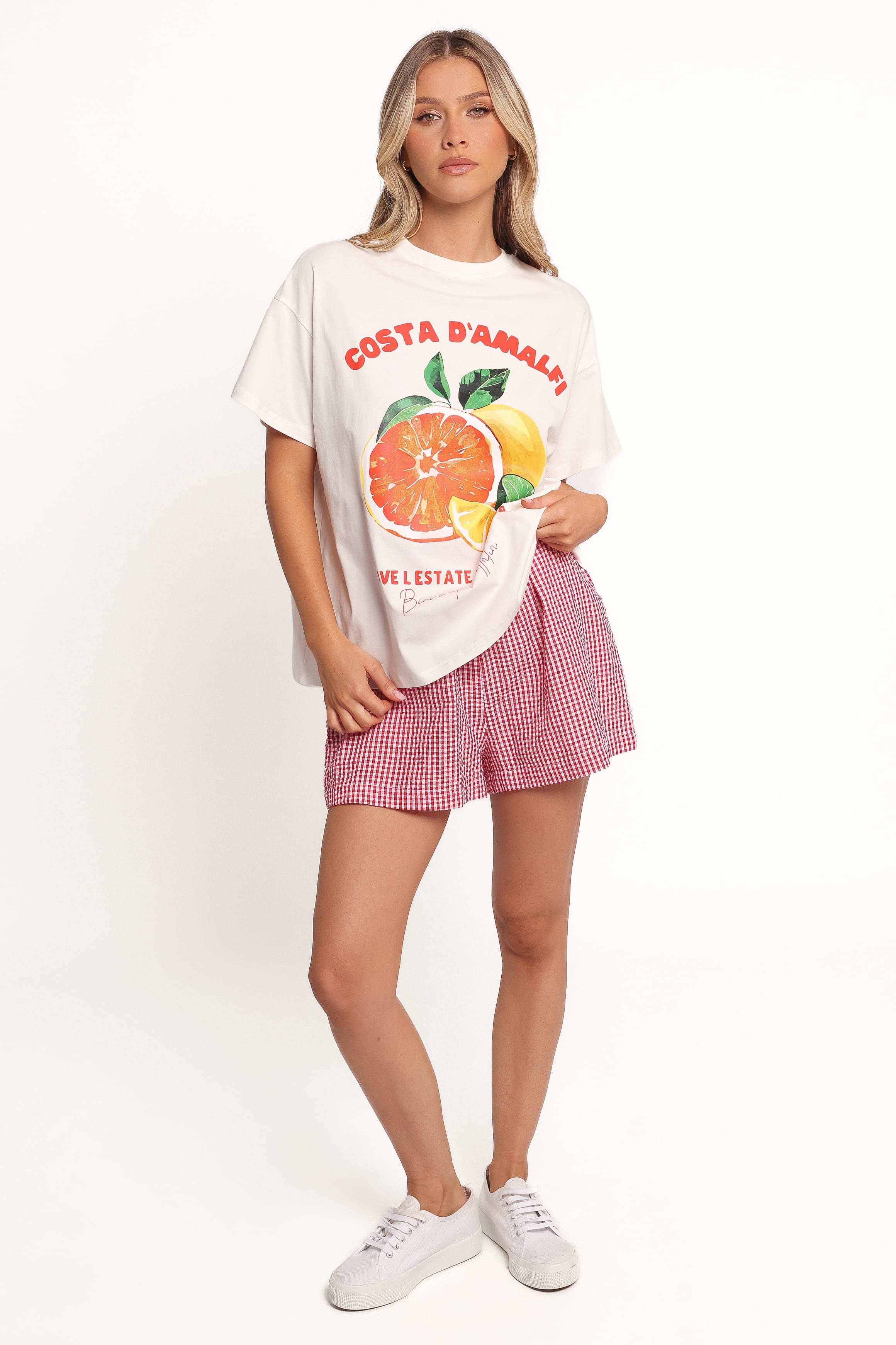 TOPS Costa D'Amalfi Tee - White