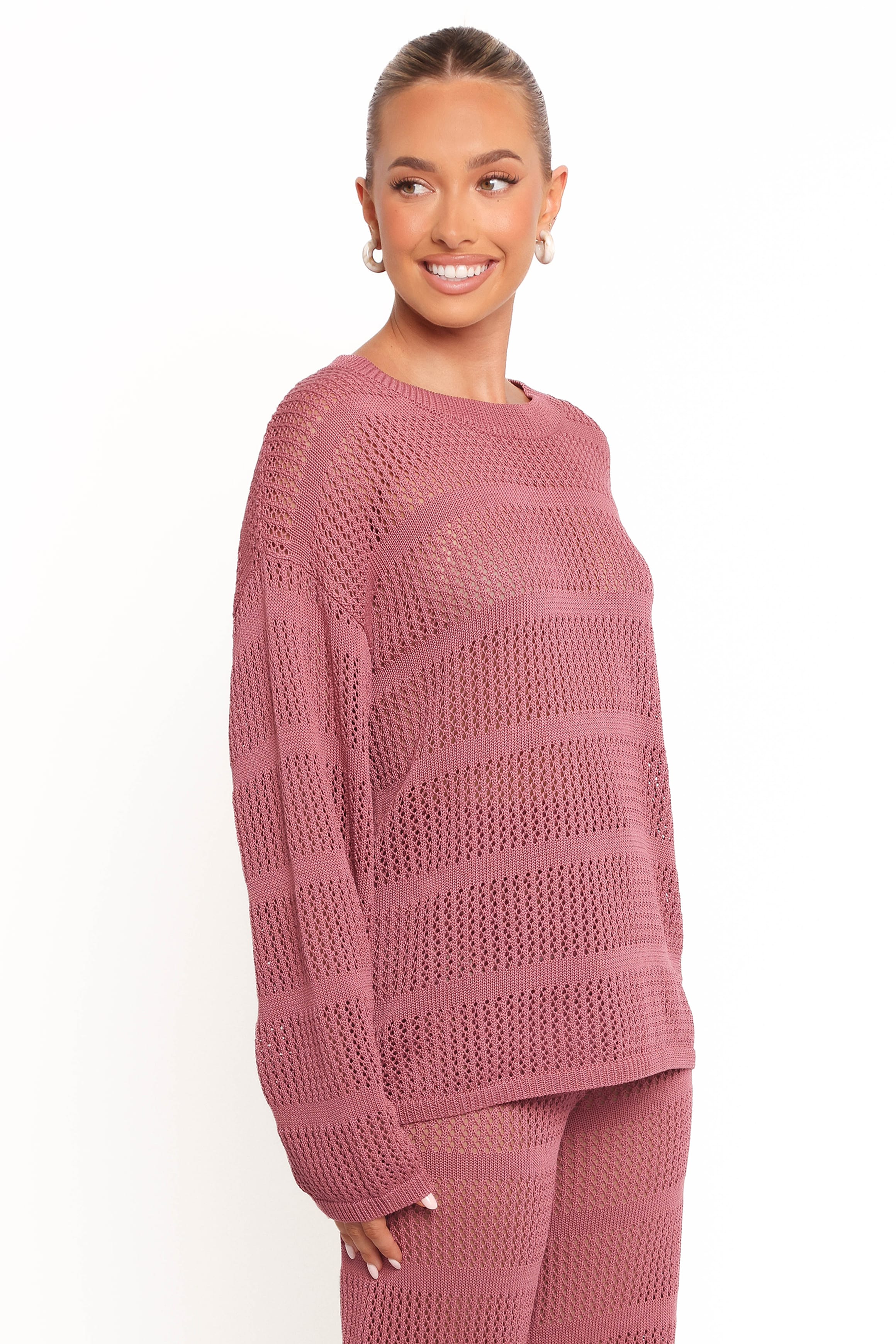 TOPS Crawford Top - Rose