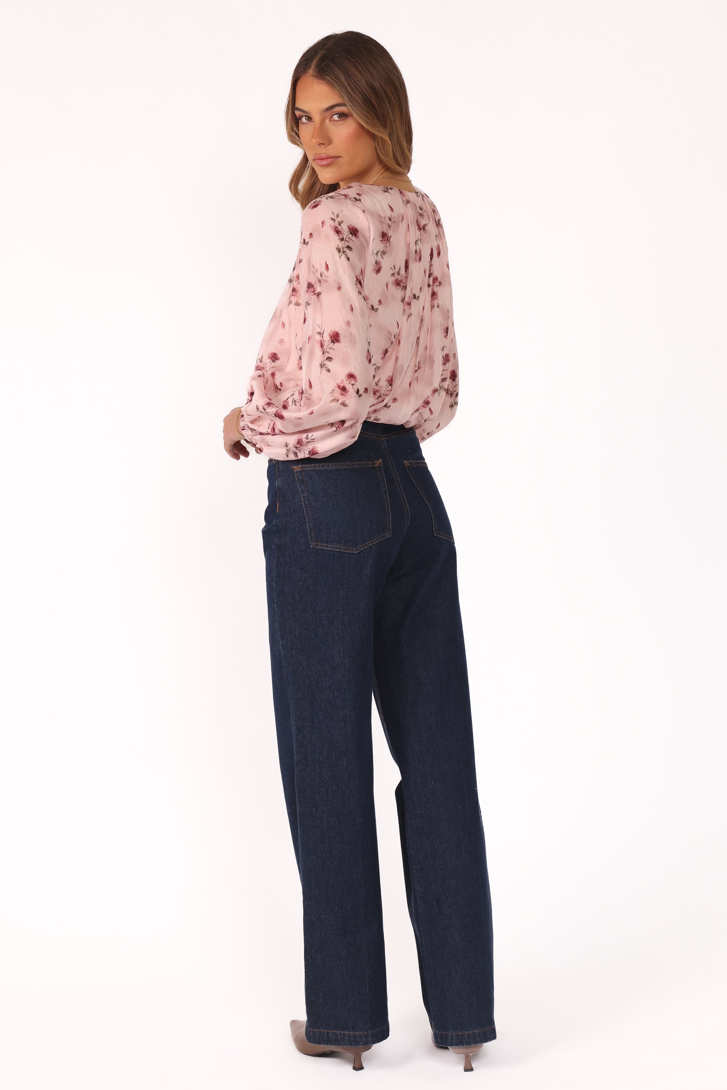 TOPS Dallas Long Sleeve Top - Pink Rose