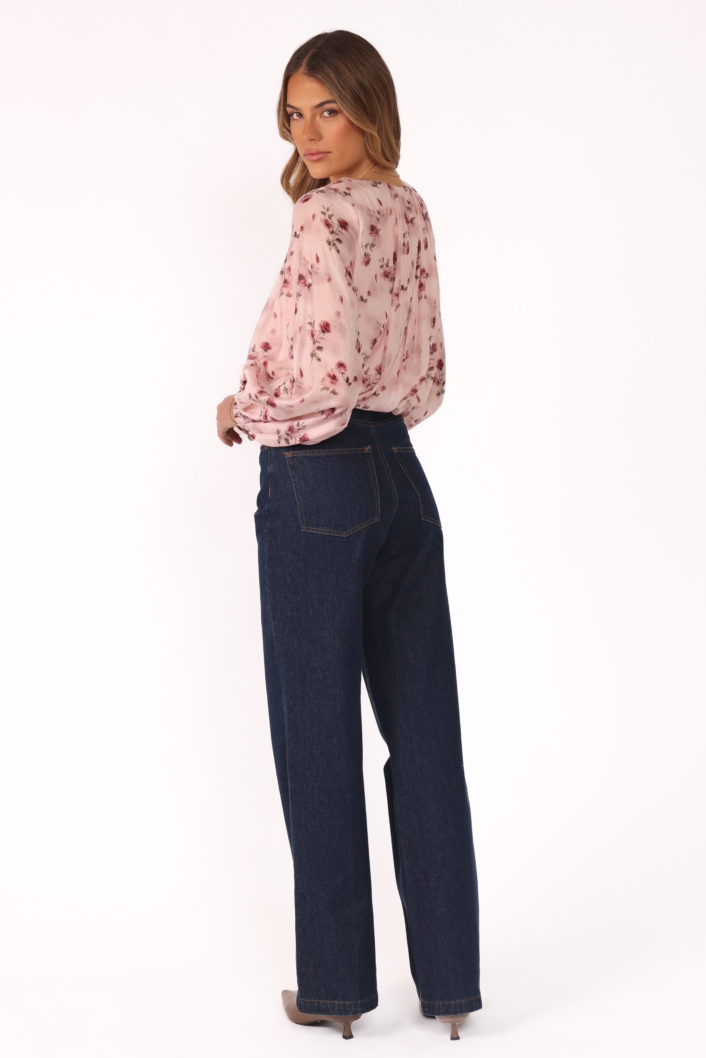 TOPS Dallas Long Sleeve Top - Pink Rose