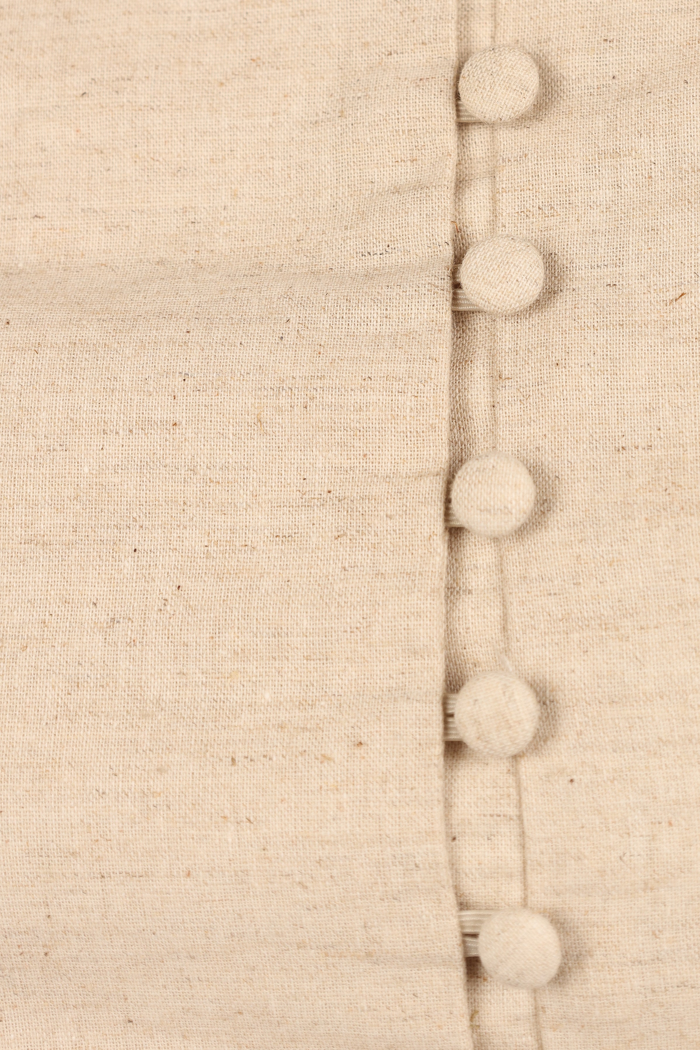 TOPS Daniella Linen Vest - Oatmeal