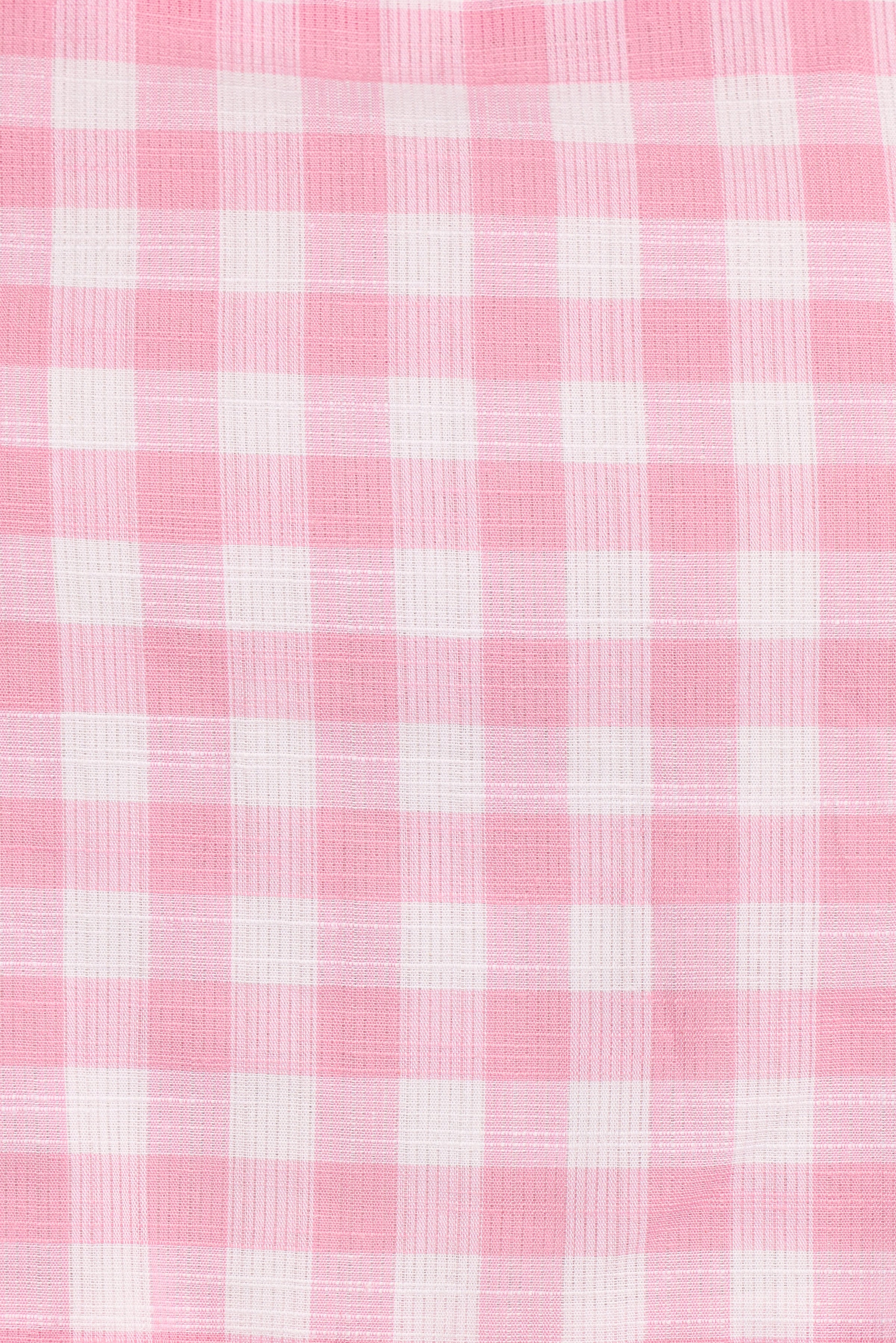 TOPS Devlin Cotton Top - Pink Gingham