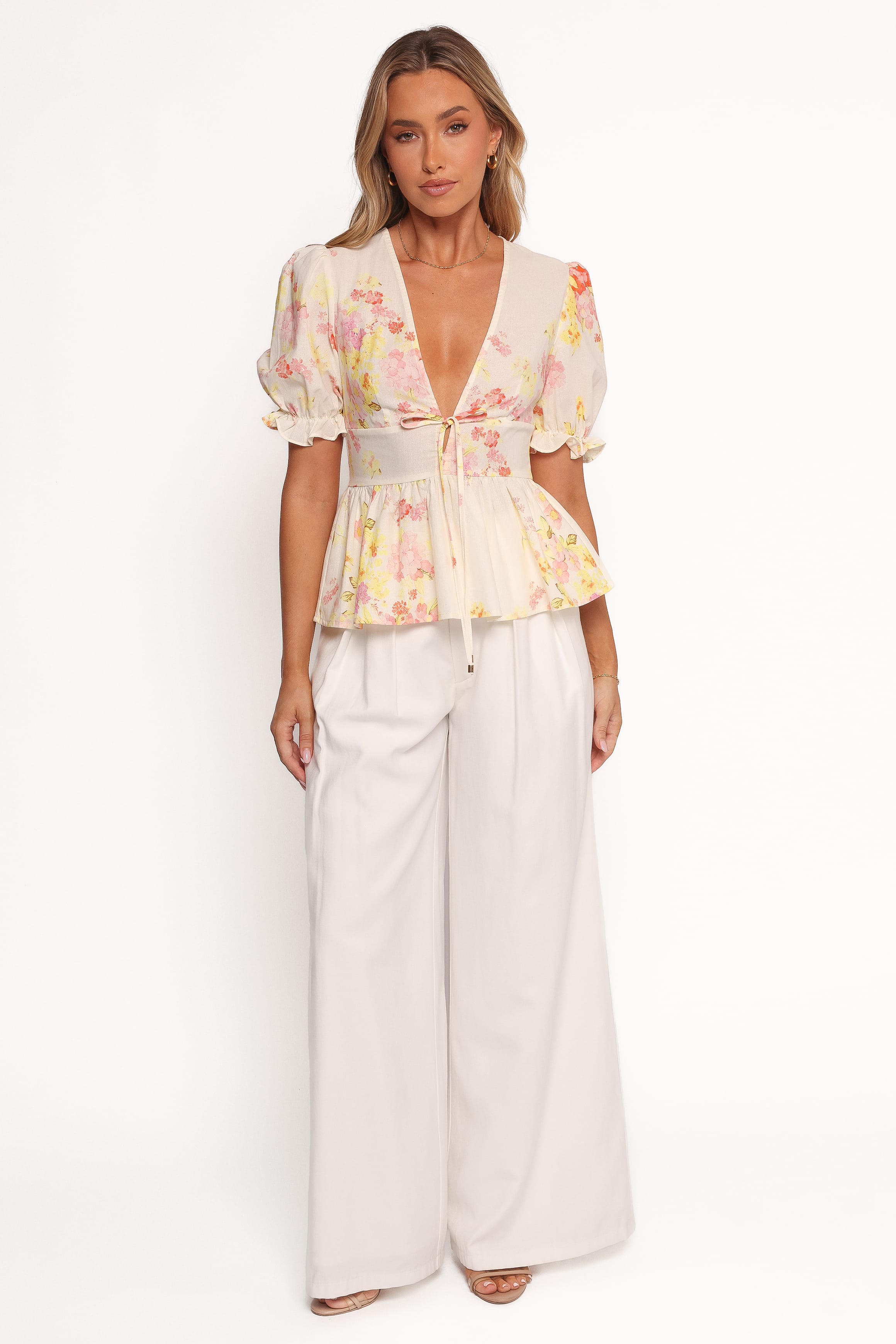 TOPS Duchess Top - Pink Floral
