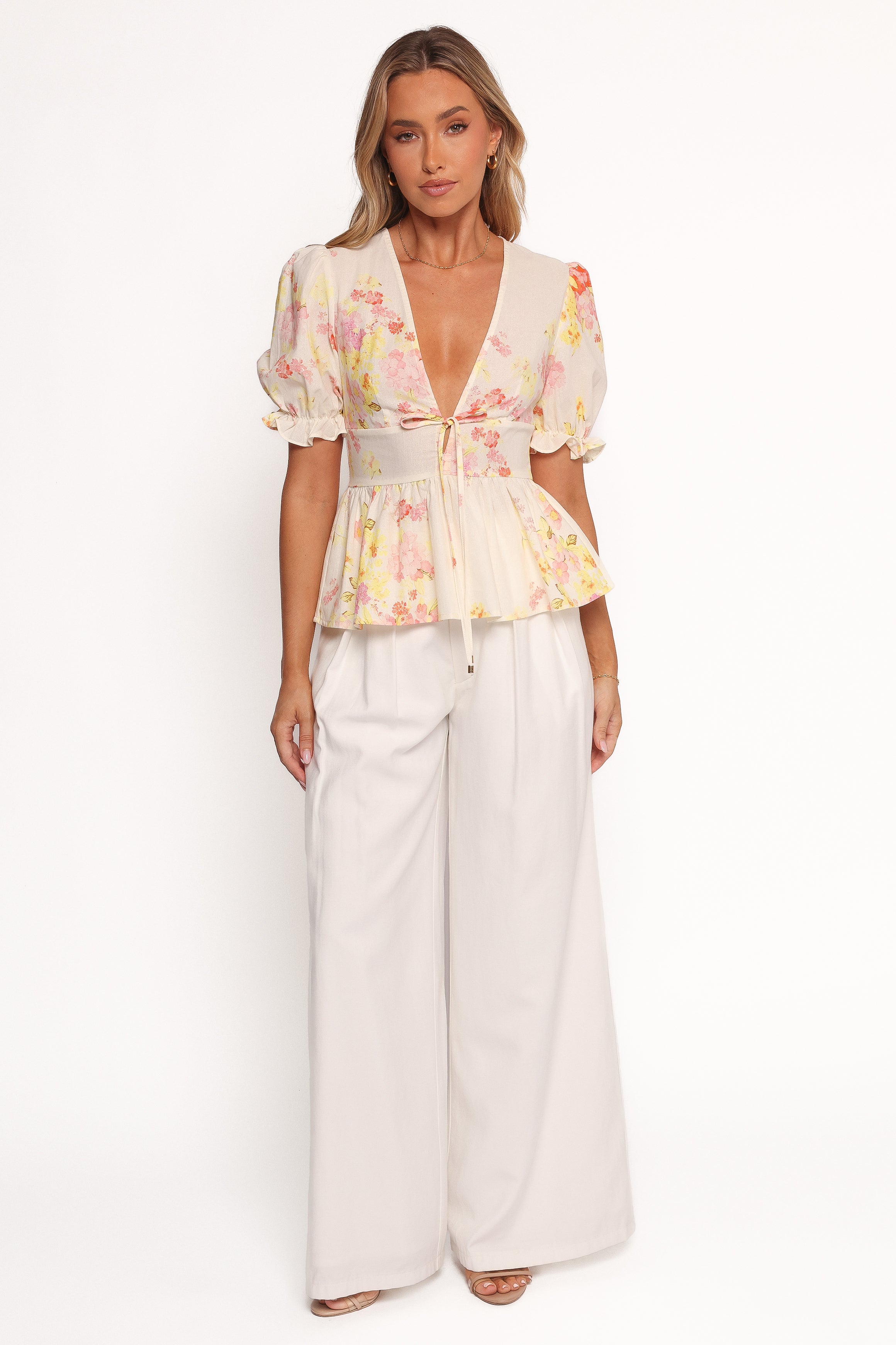 TOPS Duchess Top - Pink Floral