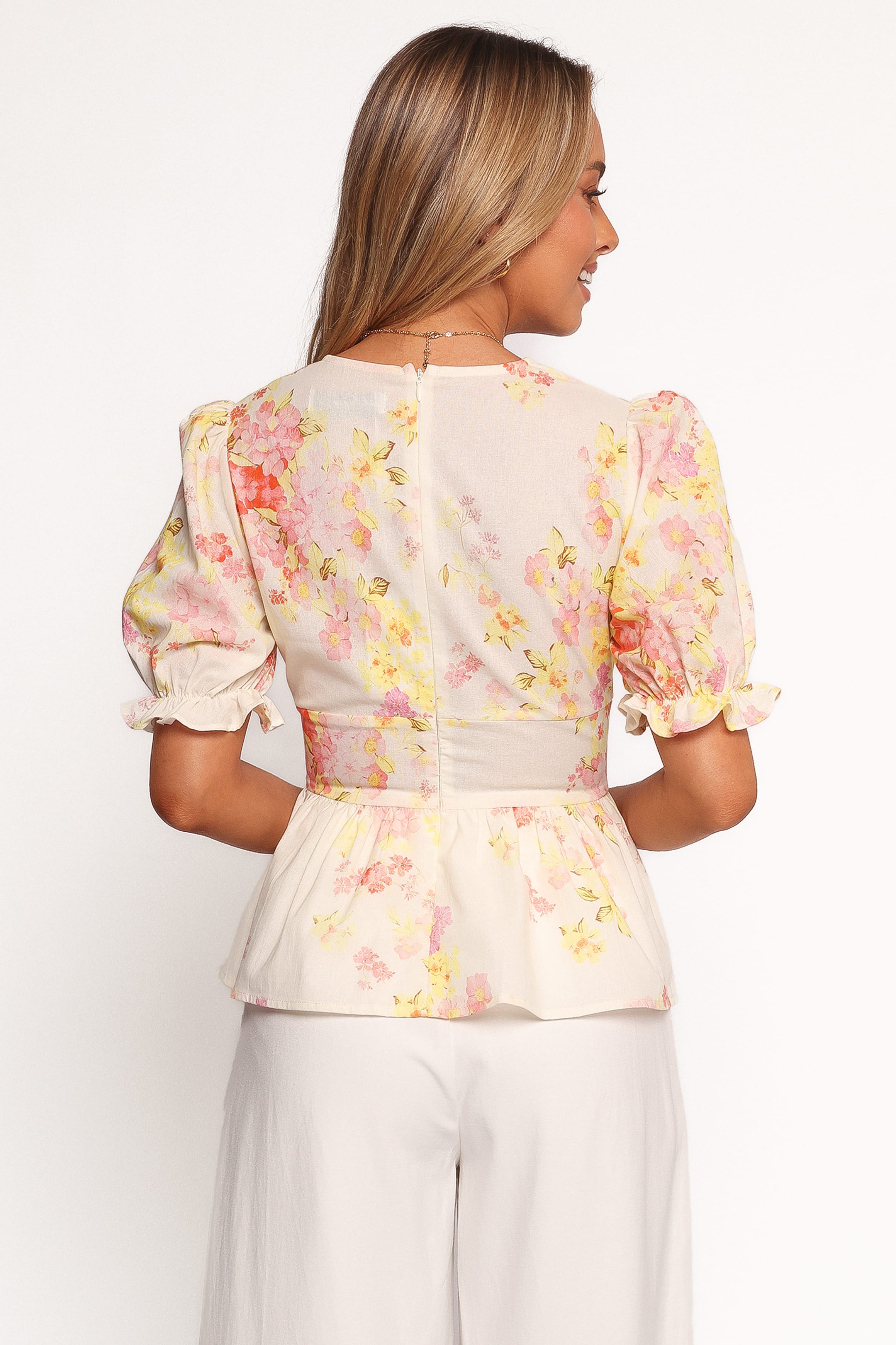 TOPS Duchess Top - Pink Floral
