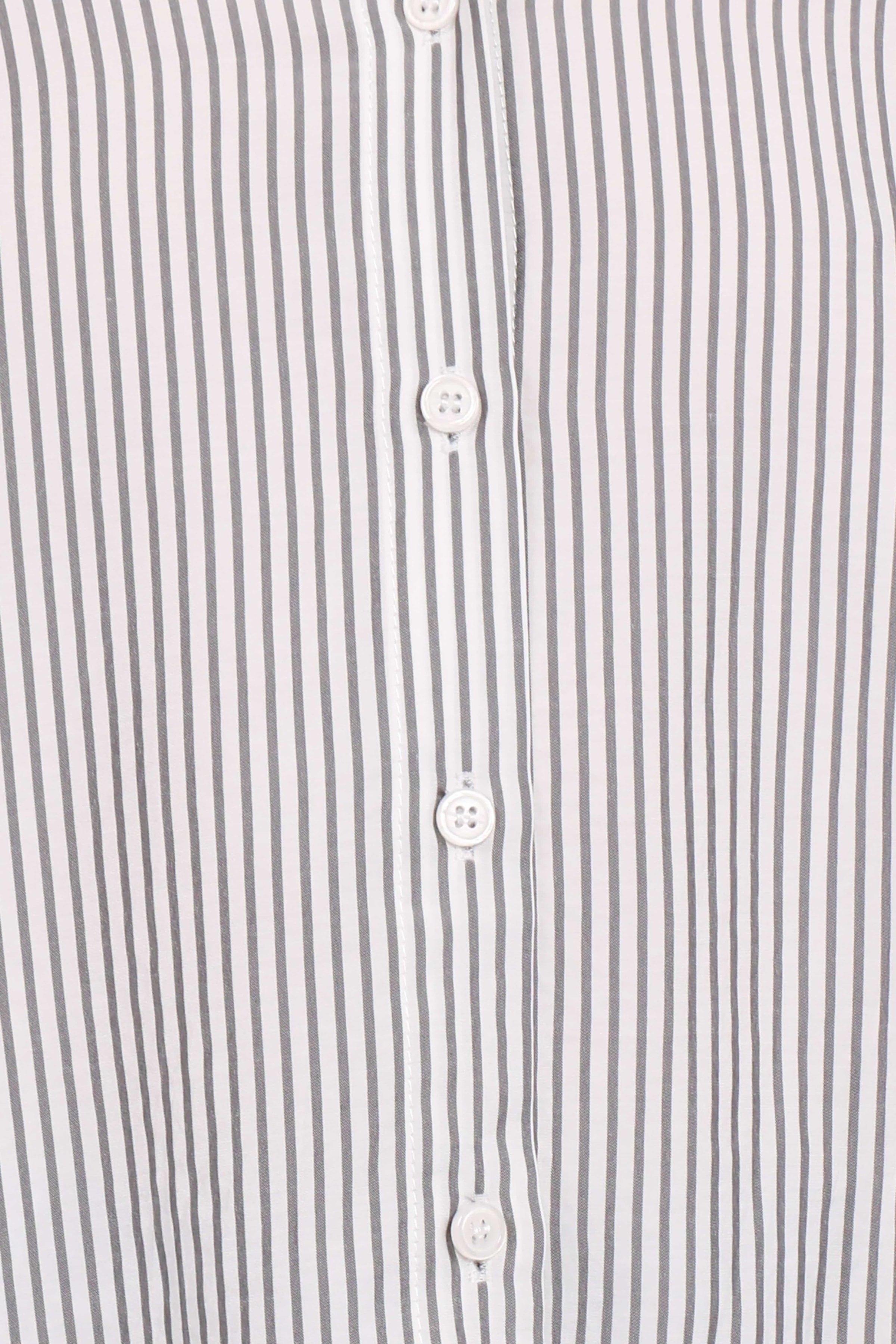 TOPS Edna Shirt - Charcoal Stripe