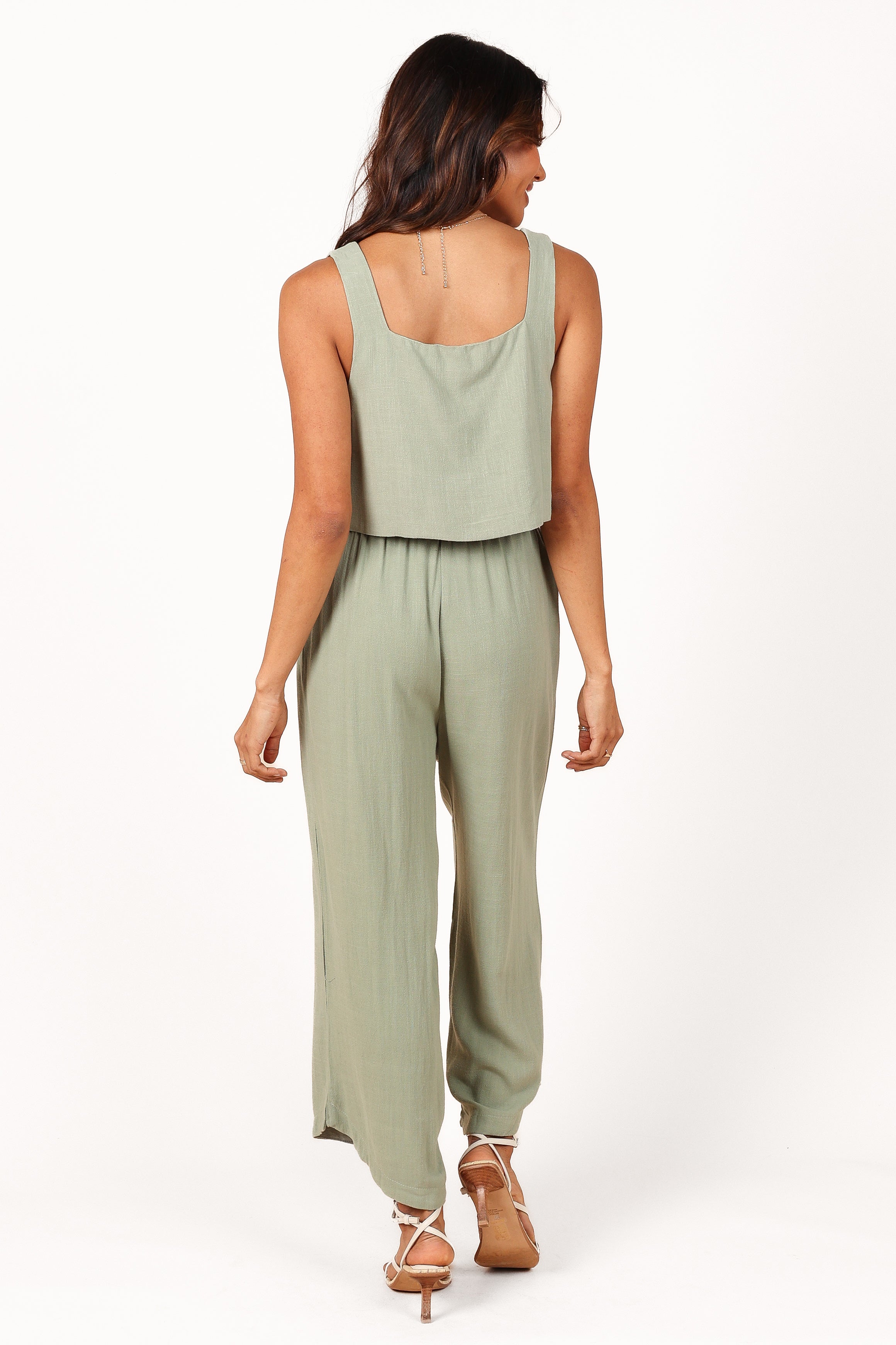 TOPS Eleanor Cropped Top - Green