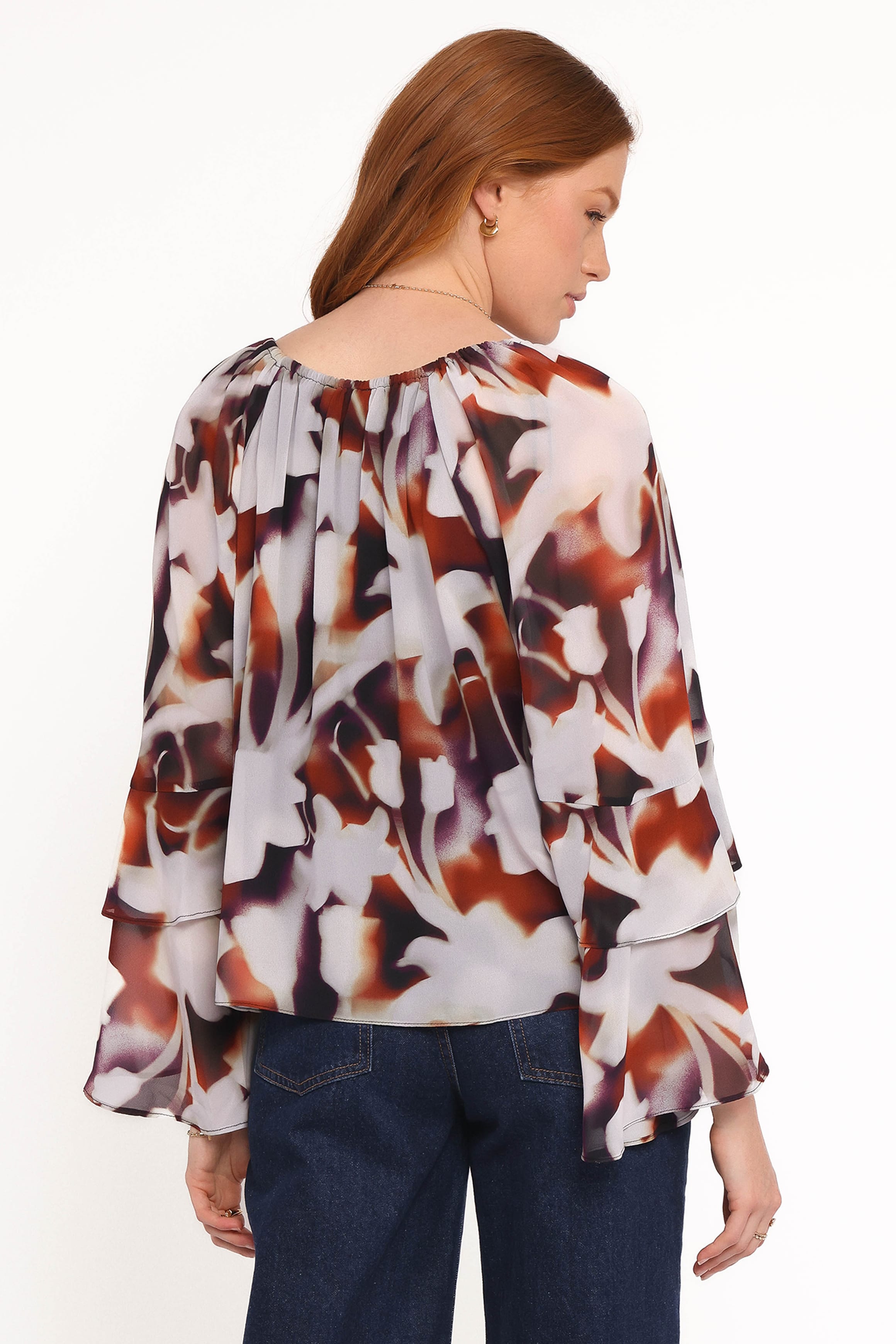 TOPS Elinor Top - Blurred Floral