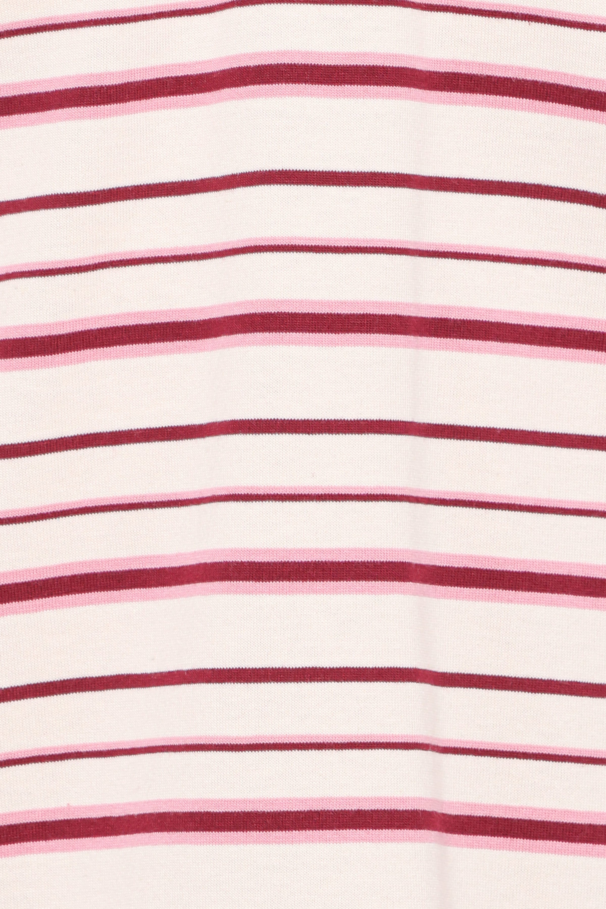 TOPS Emily Long Sleeve Rugby Top - Pink Stripe
