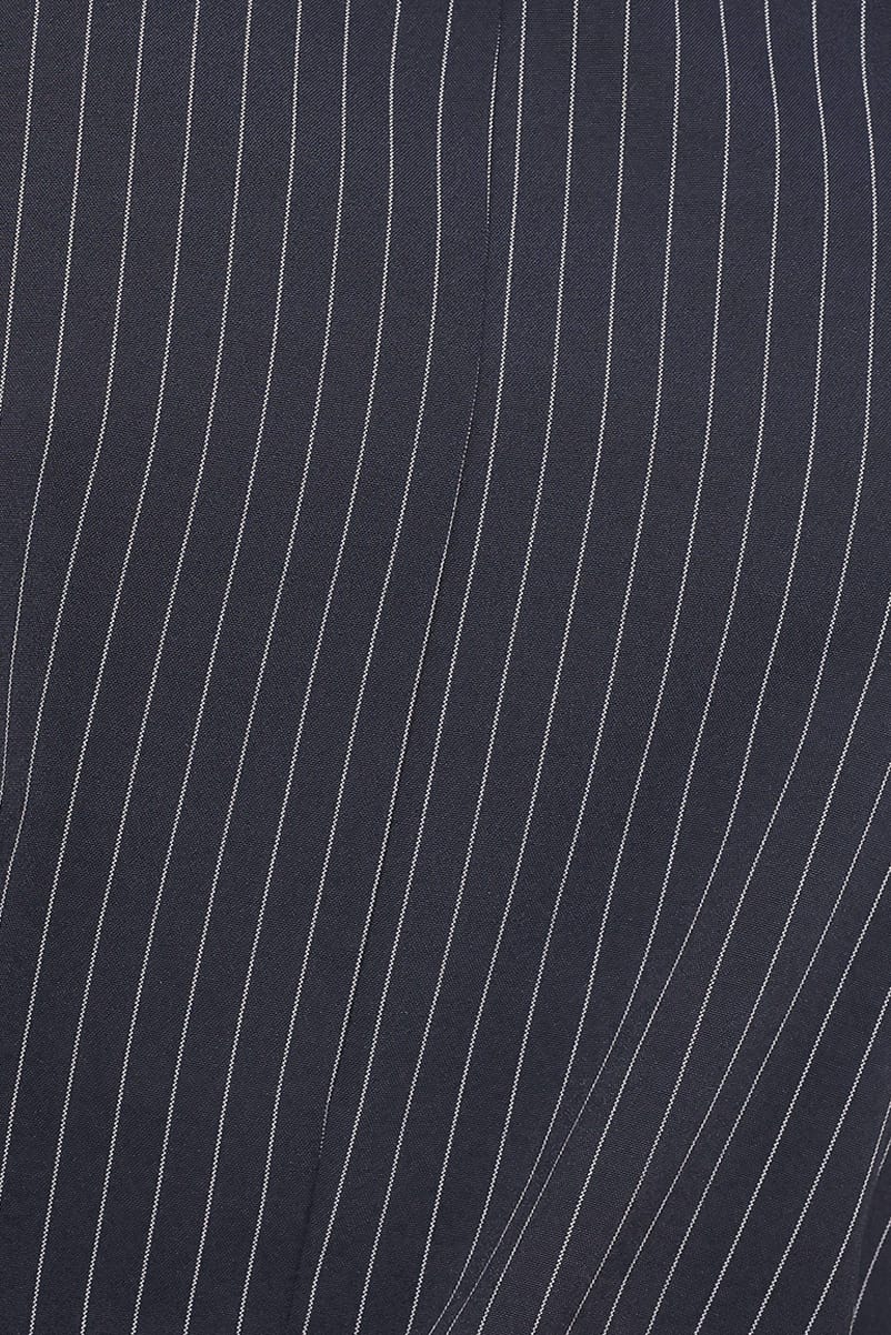 TOPS Enda Top - Navy White Stripe
