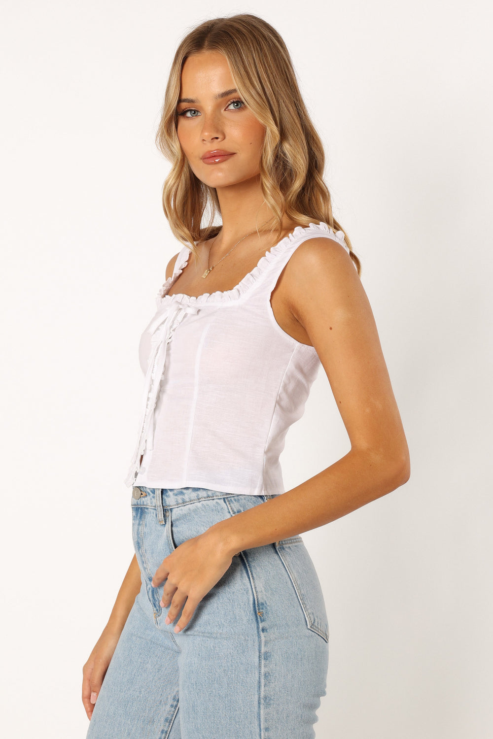 Collective Tops - Esmeralda Top - White fourth image