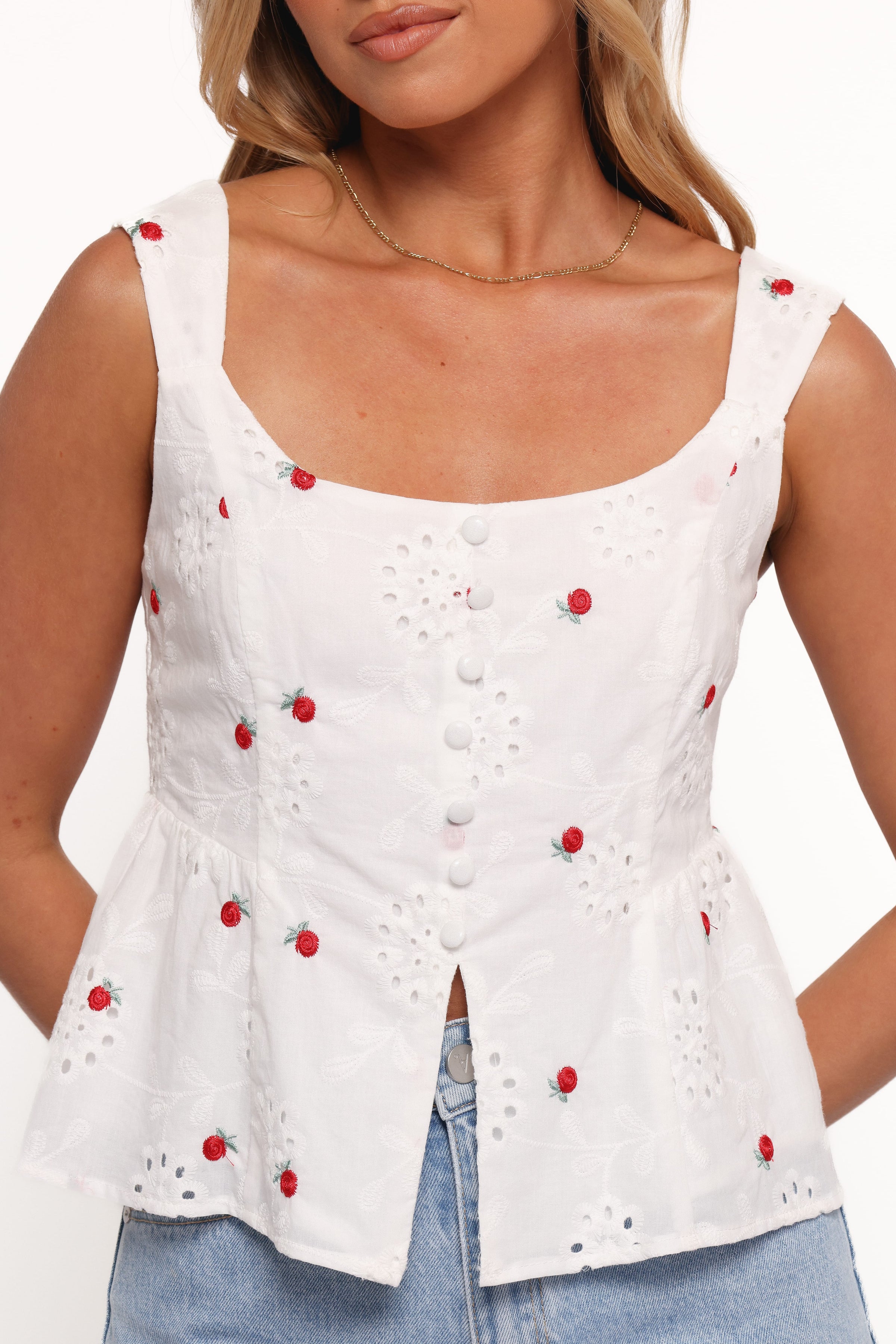 TOPS Estelle Top - White