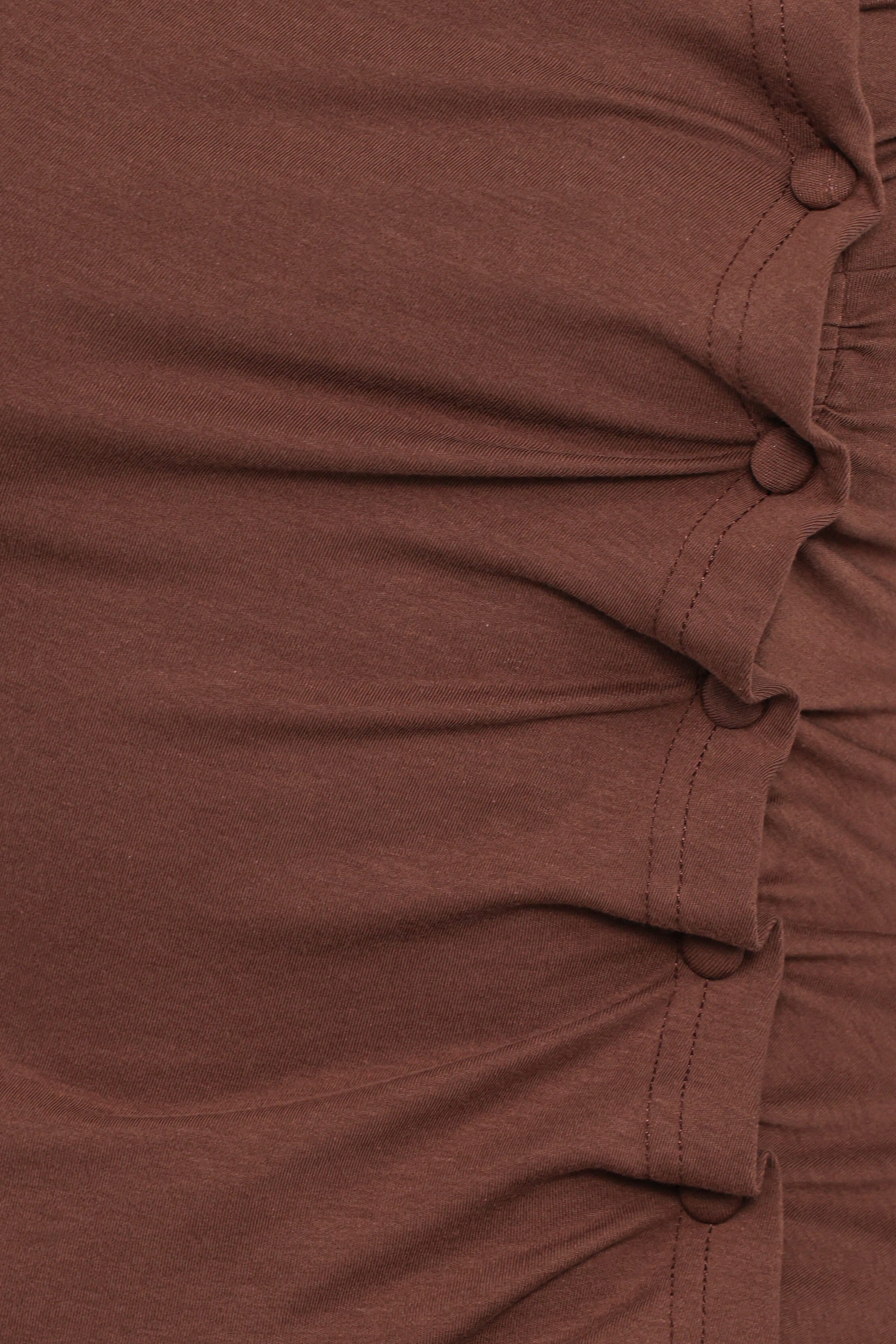 TOPS Ethel Asymmetrical Knit Top - Chocolate