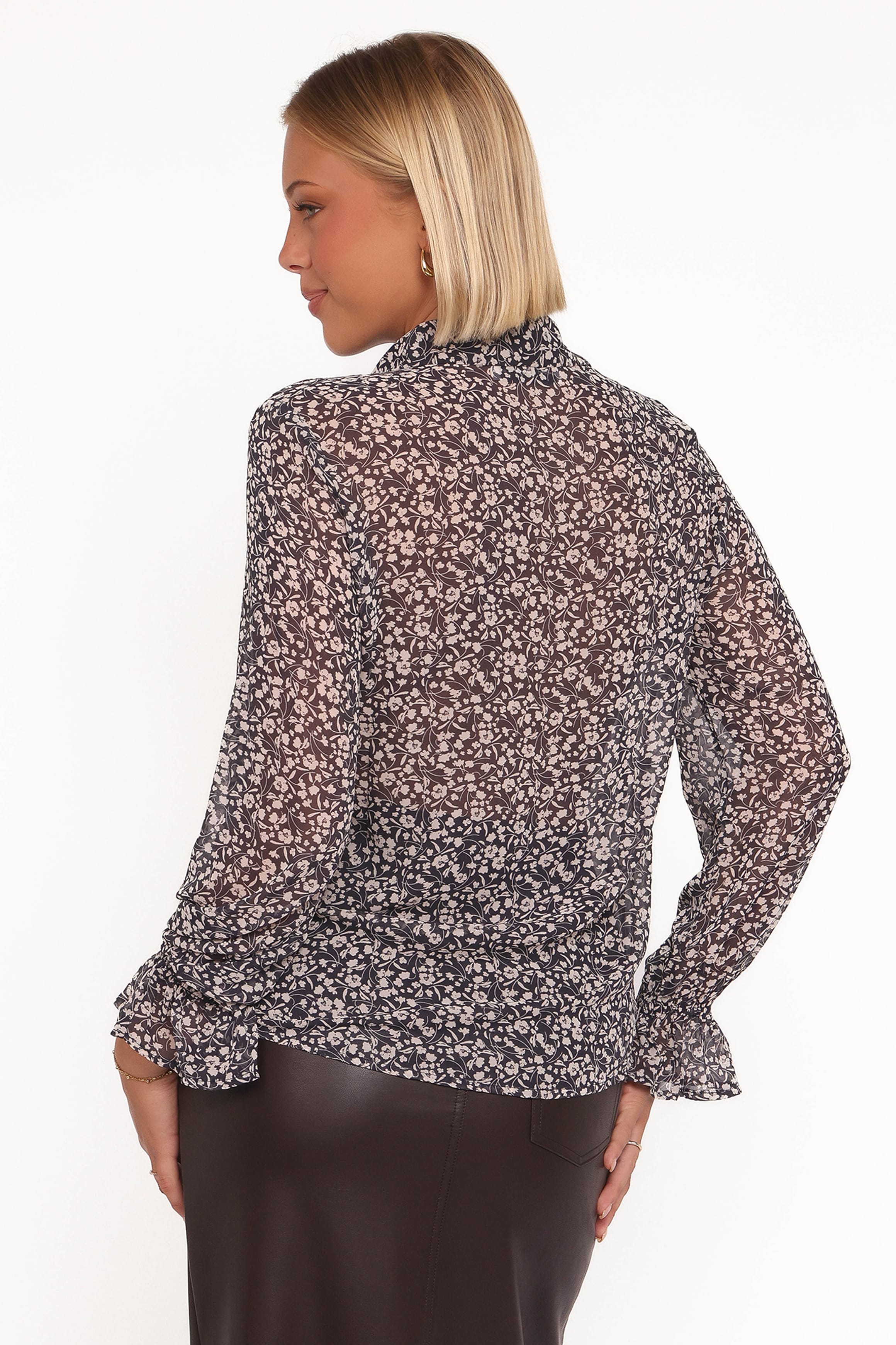 TOPS Eveline Top - Nocturnal Garden