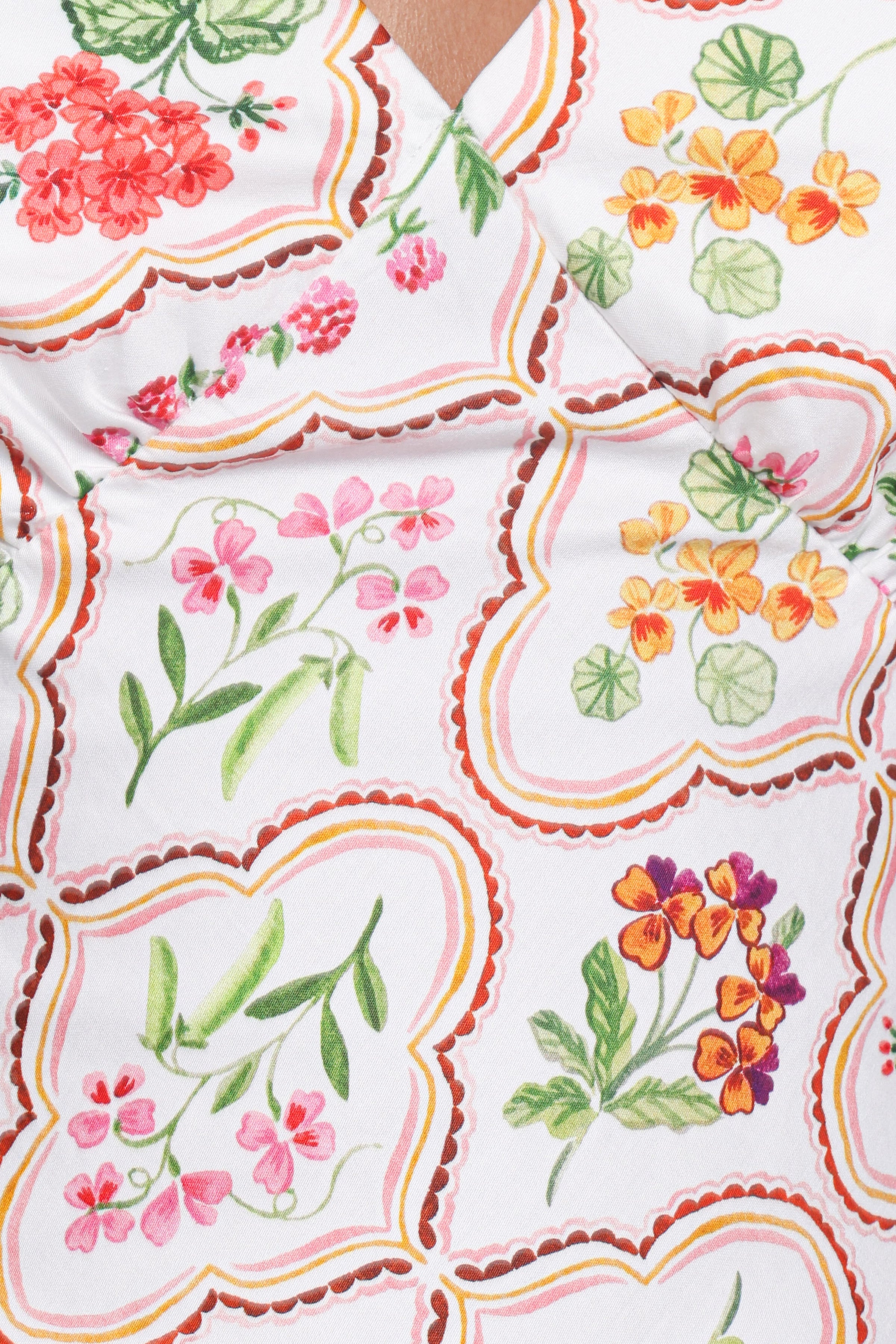 TOPS Evelyn Top - Ivory Wildflower