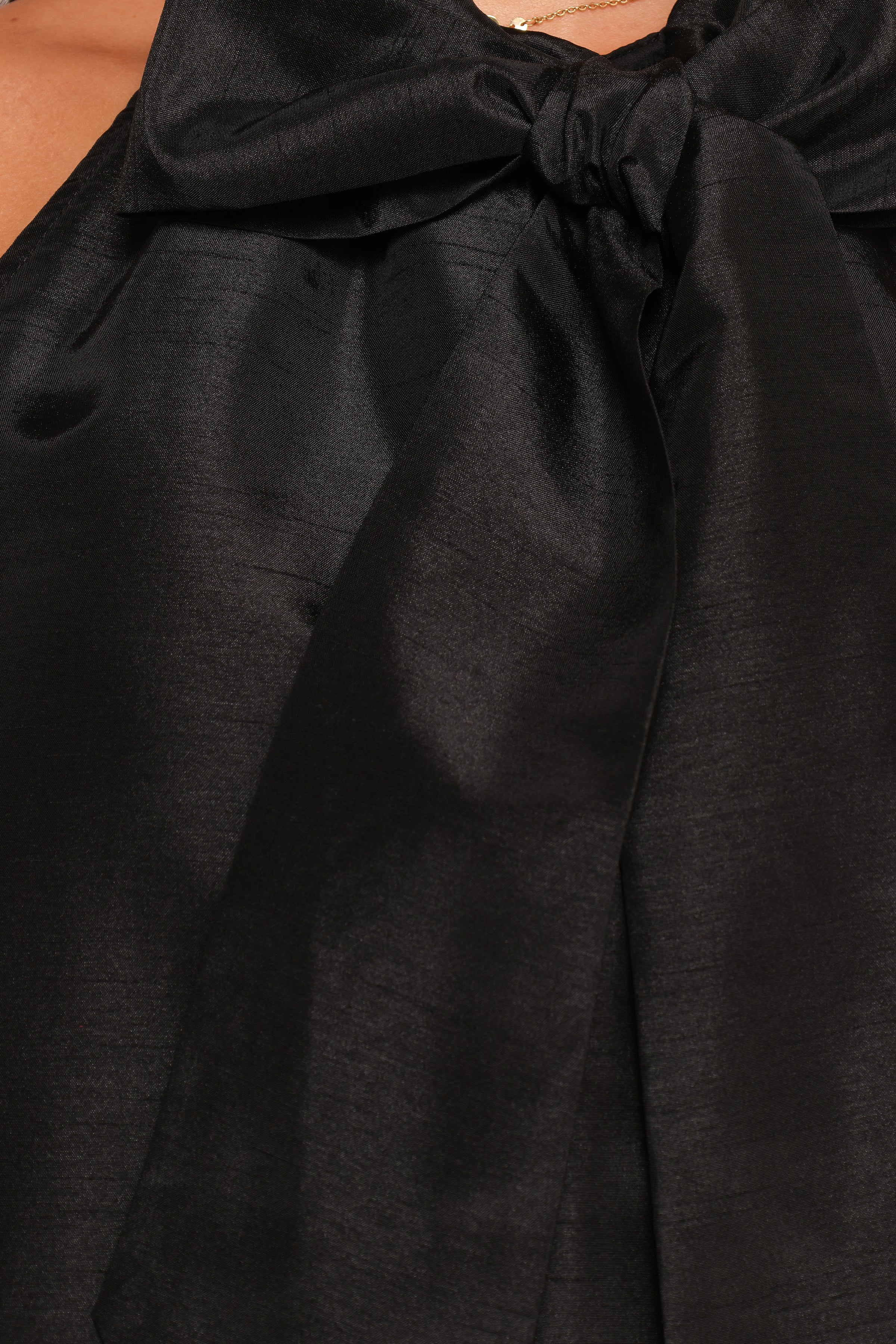 TOPS Faith Bow Top - Black