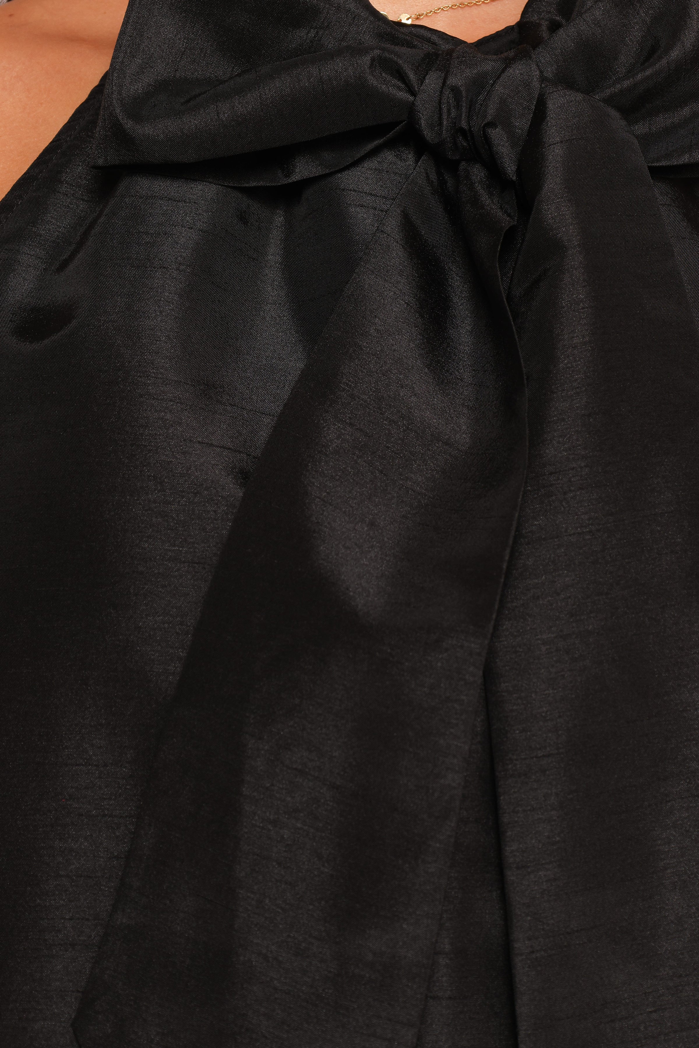 TOPS Faith Bow Top - Black
