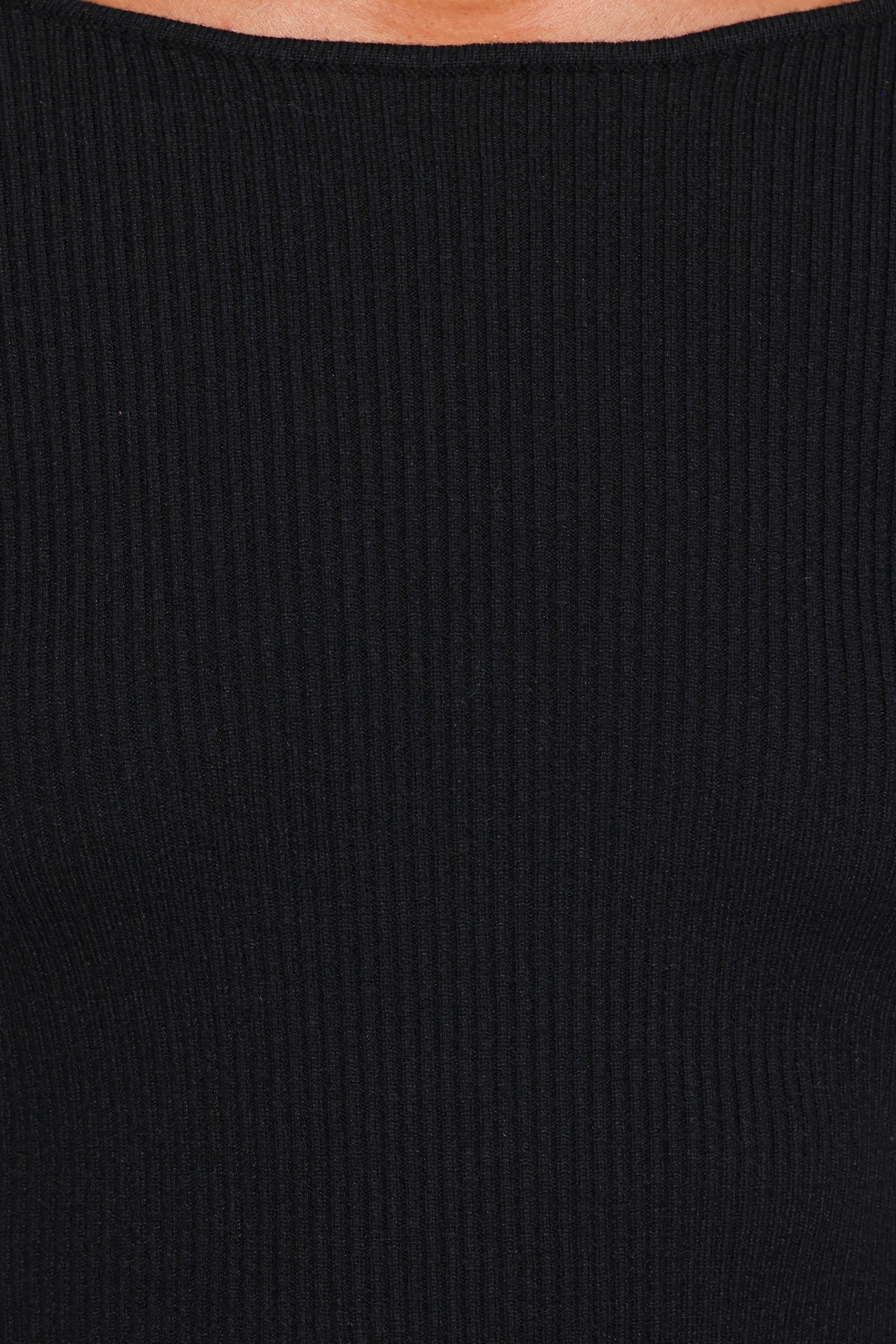 TOPS Fiana Knitted Top - Black