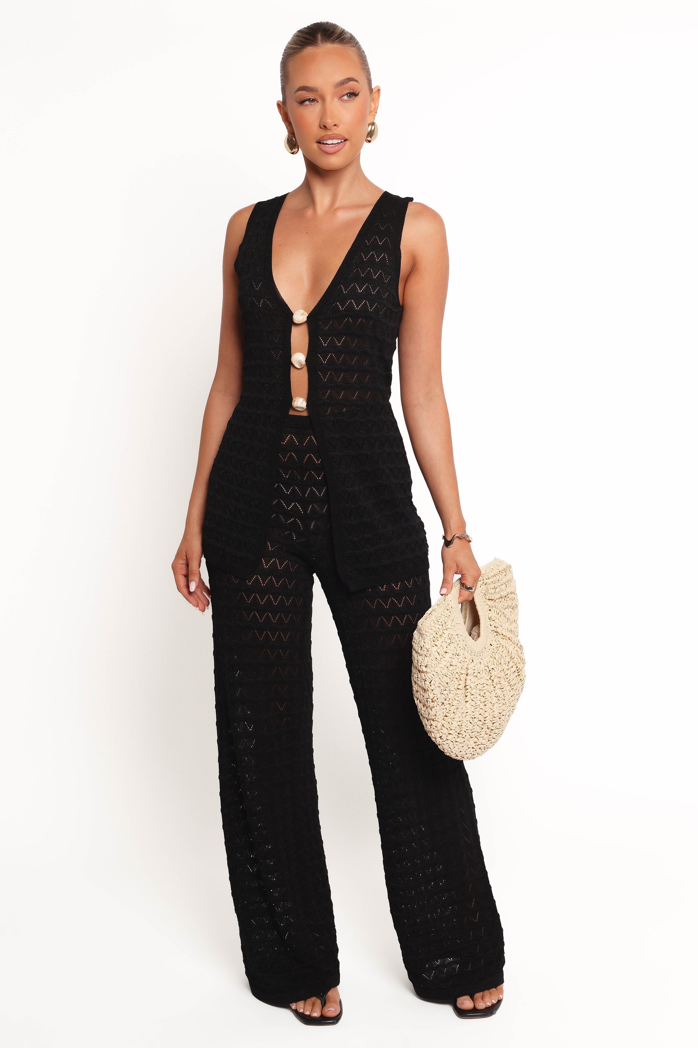 TOPS Fiore Top - Black