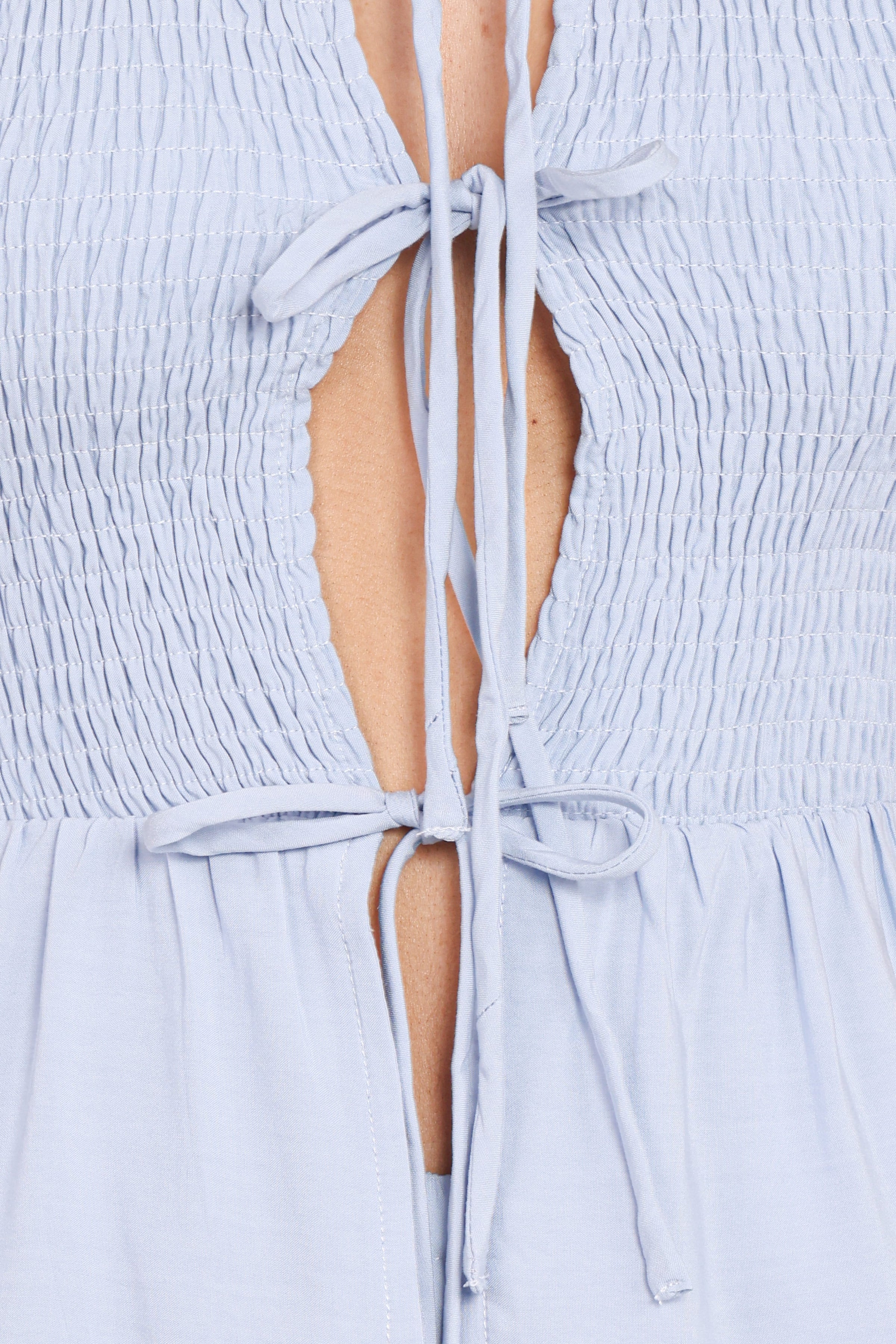 TOPS Fleur Top - Pale Blue