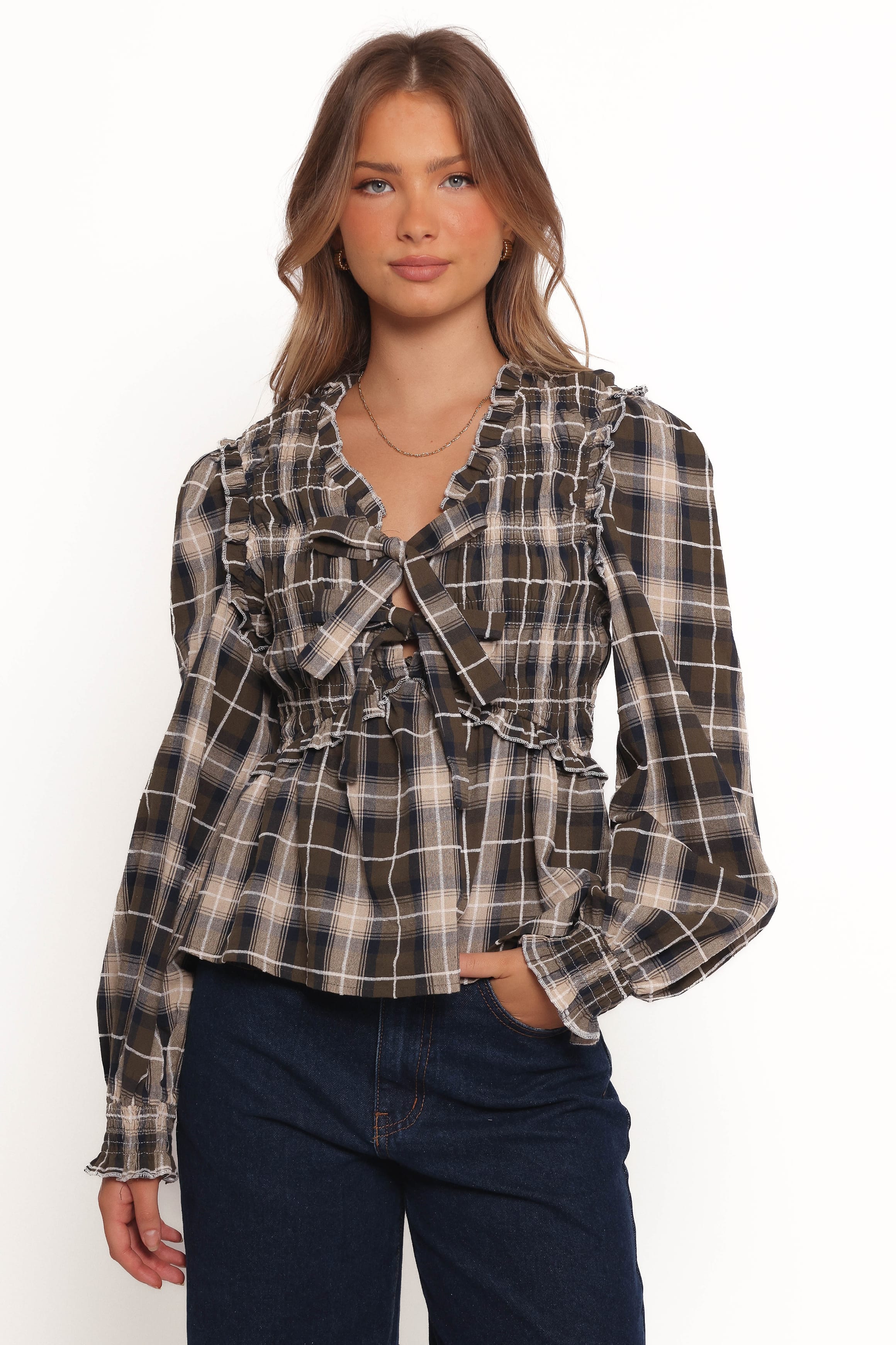 TOPS Grayson Top - Olive