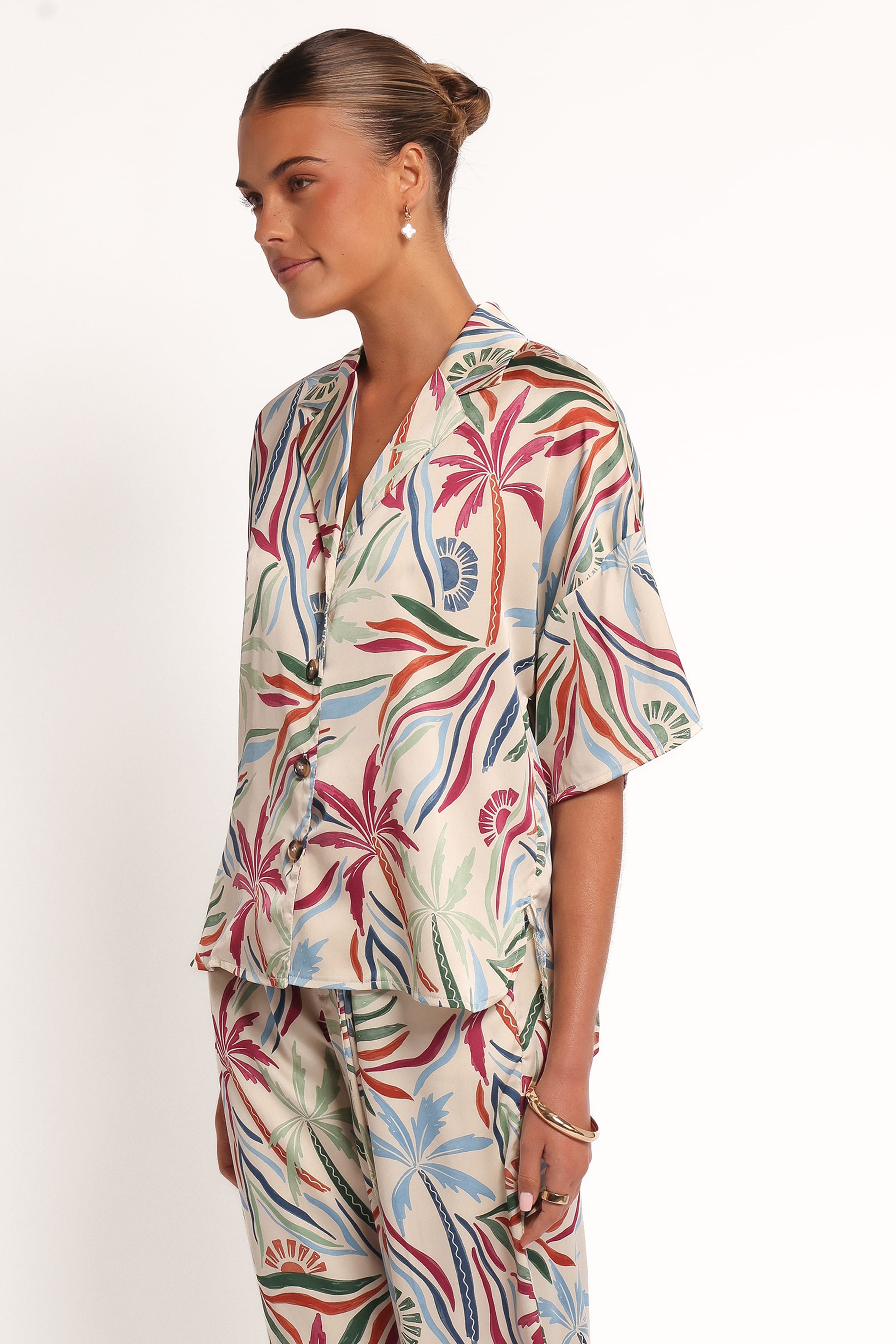 TOPS Illoura Short Sleeve Shirt - Tahitian Tide