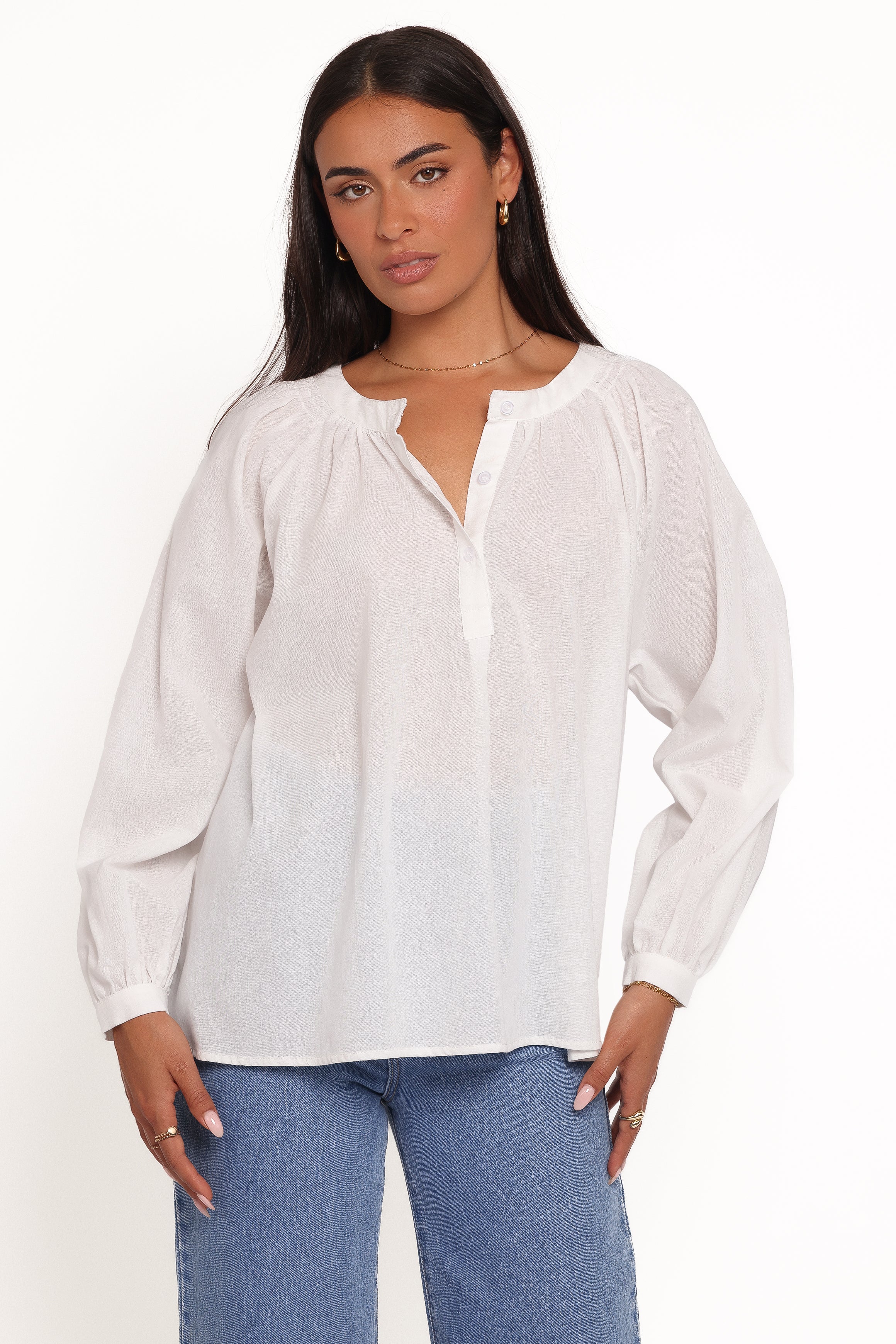 TOPS Irisa Shirt - White