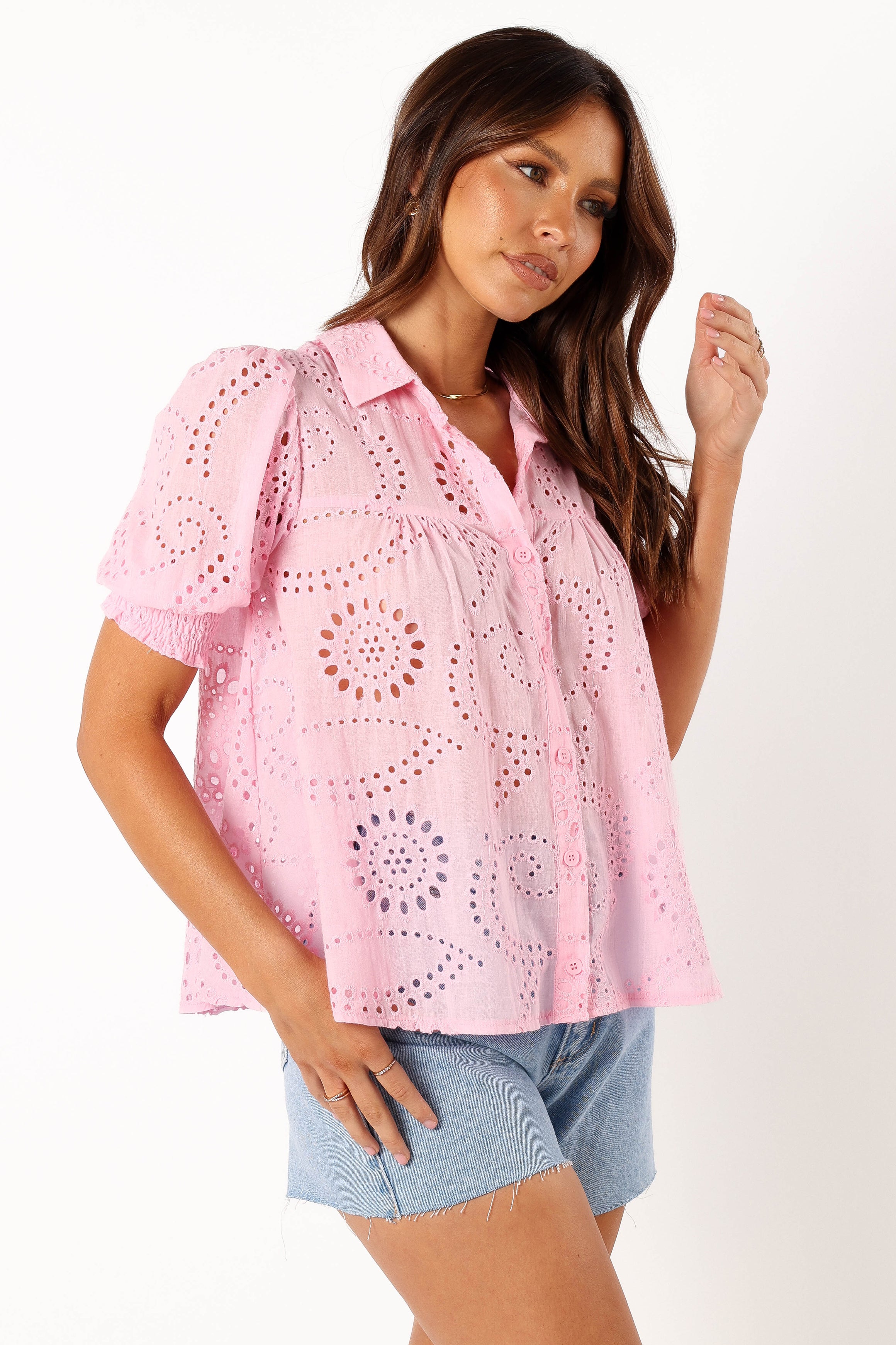 TOPS @Janelle Top - Pink