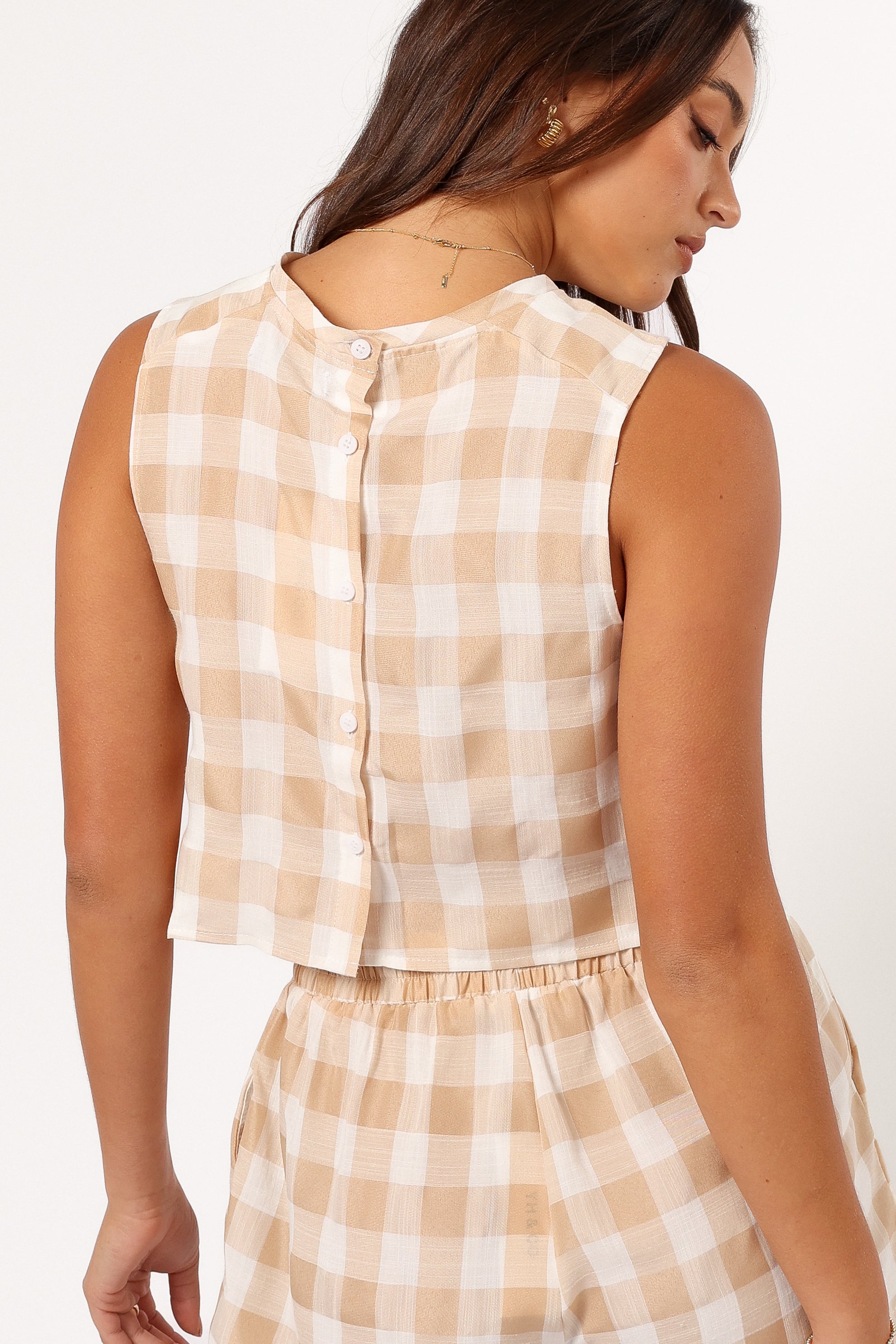 TOPS @Jemmy Top - Beige Check