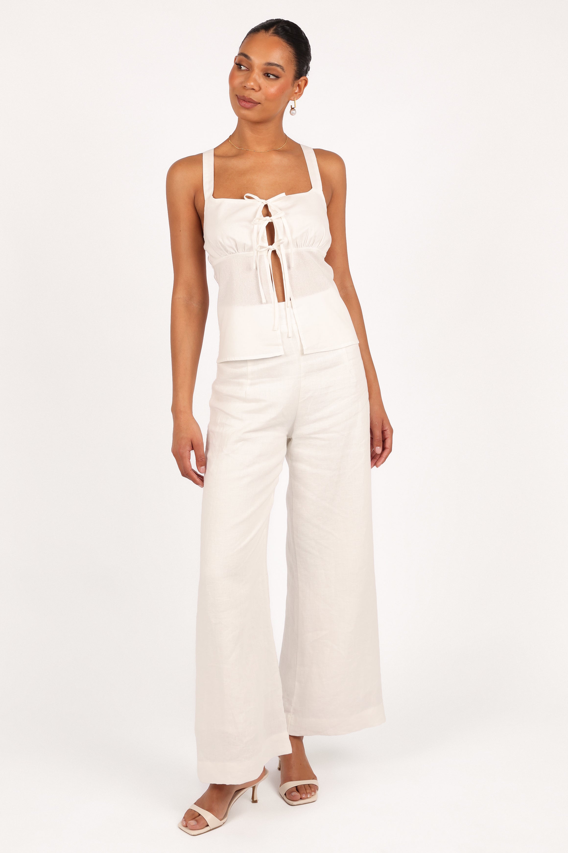 TOPS Juliette Top - Cloud White