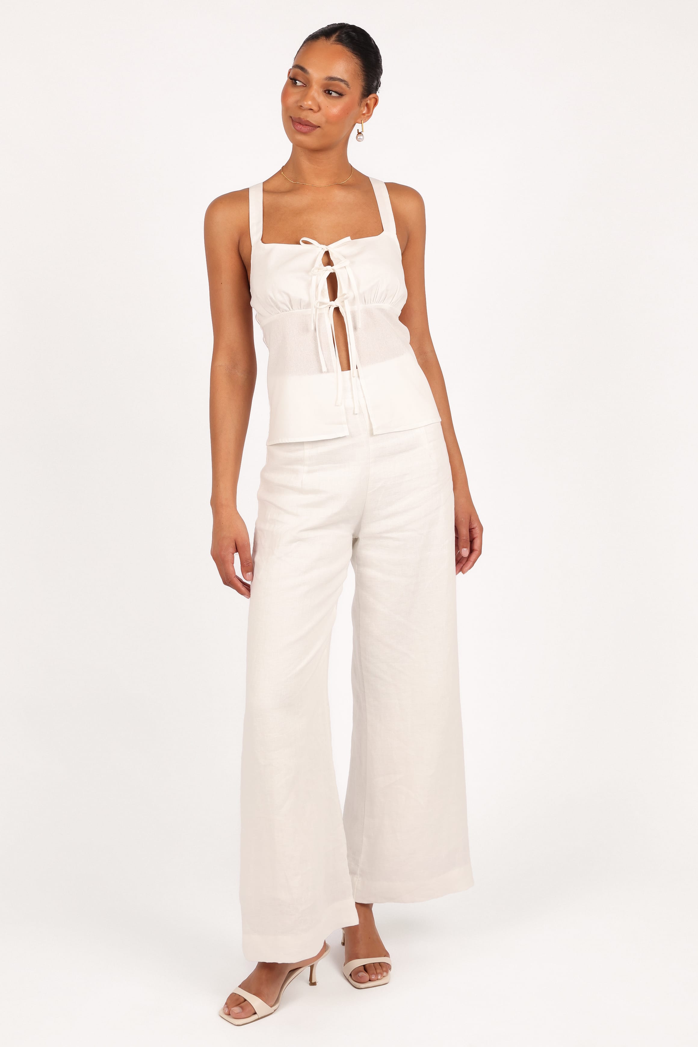 TOPS Juliette Top - Cloud White