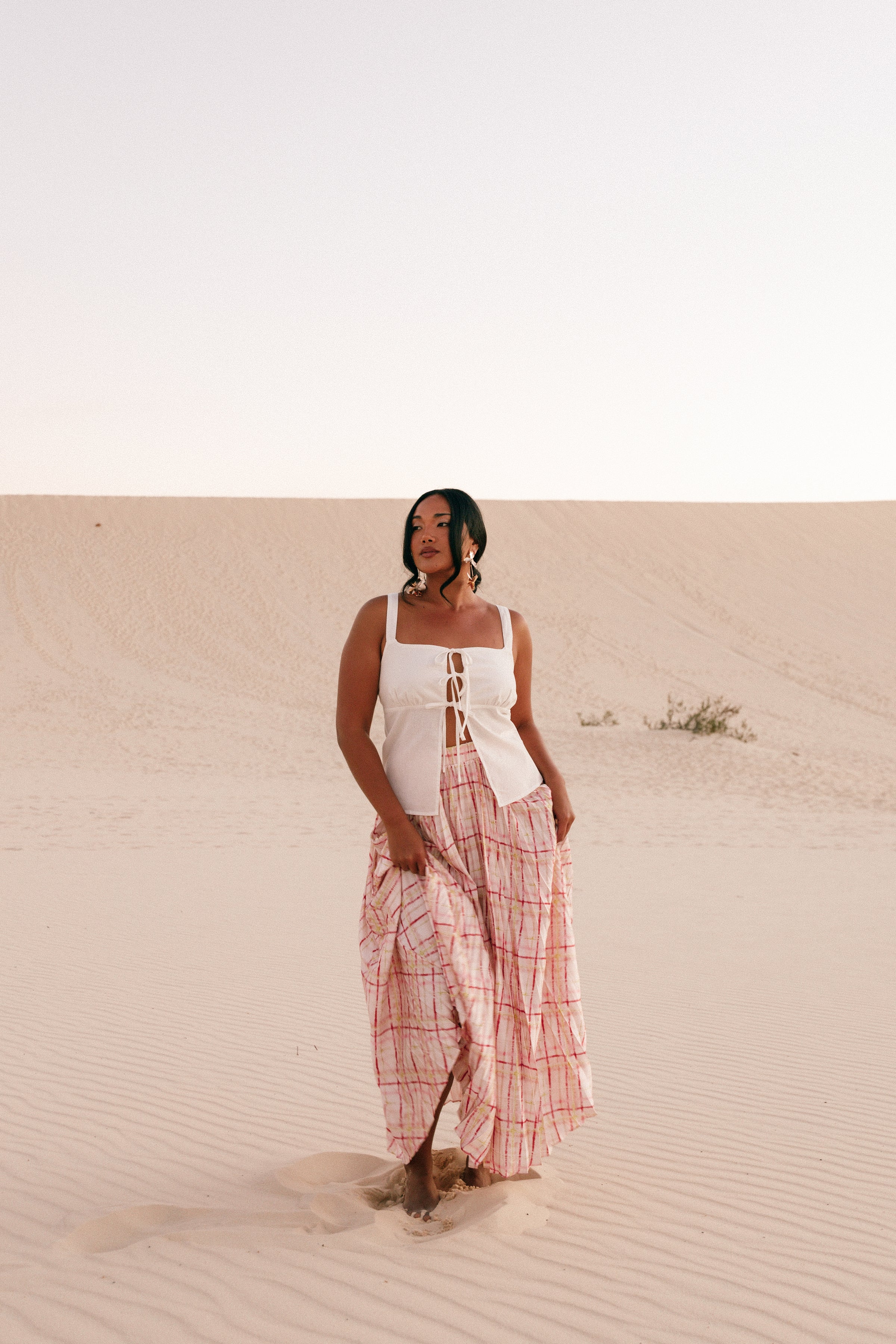 TOPS Juliette Top - Cloud White