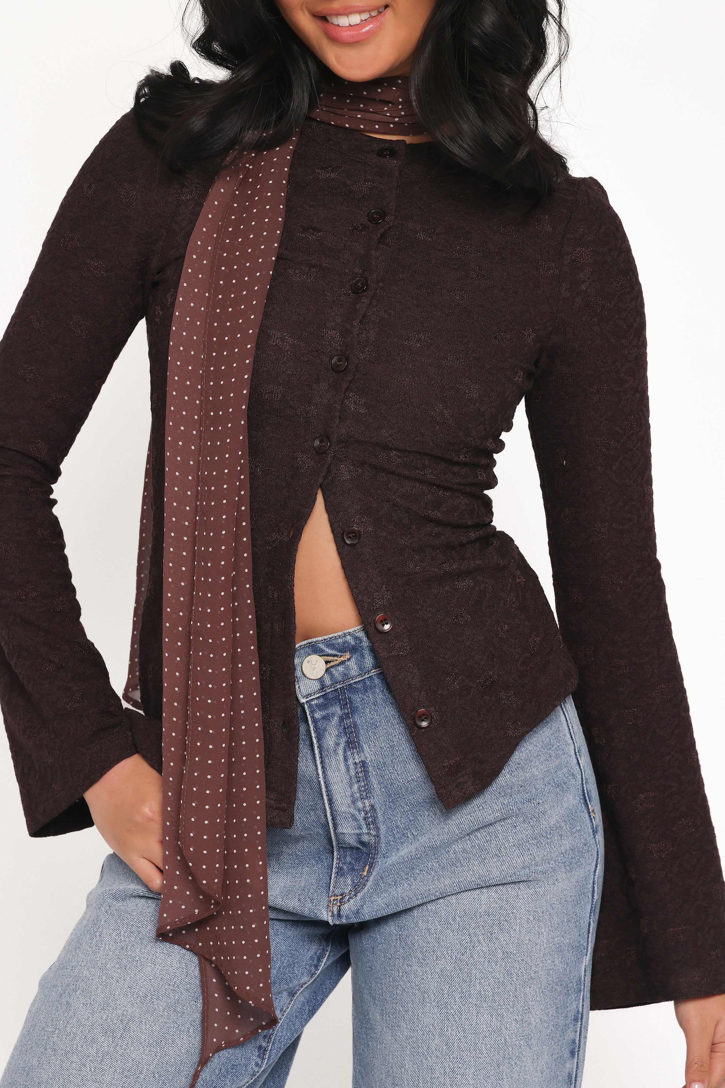 TOPS Juno Top - Brown