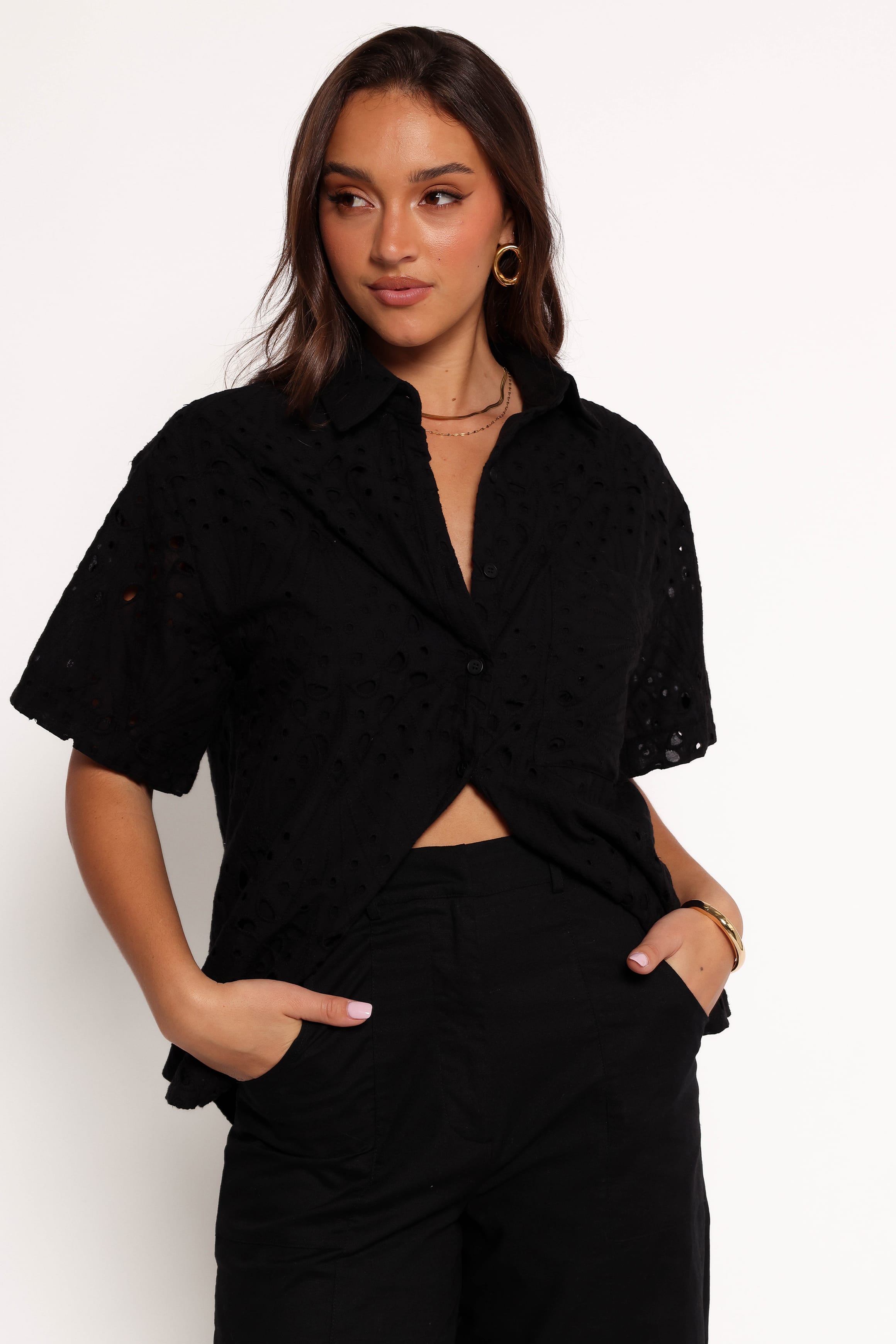 TOPS Kamala Shirt - Black