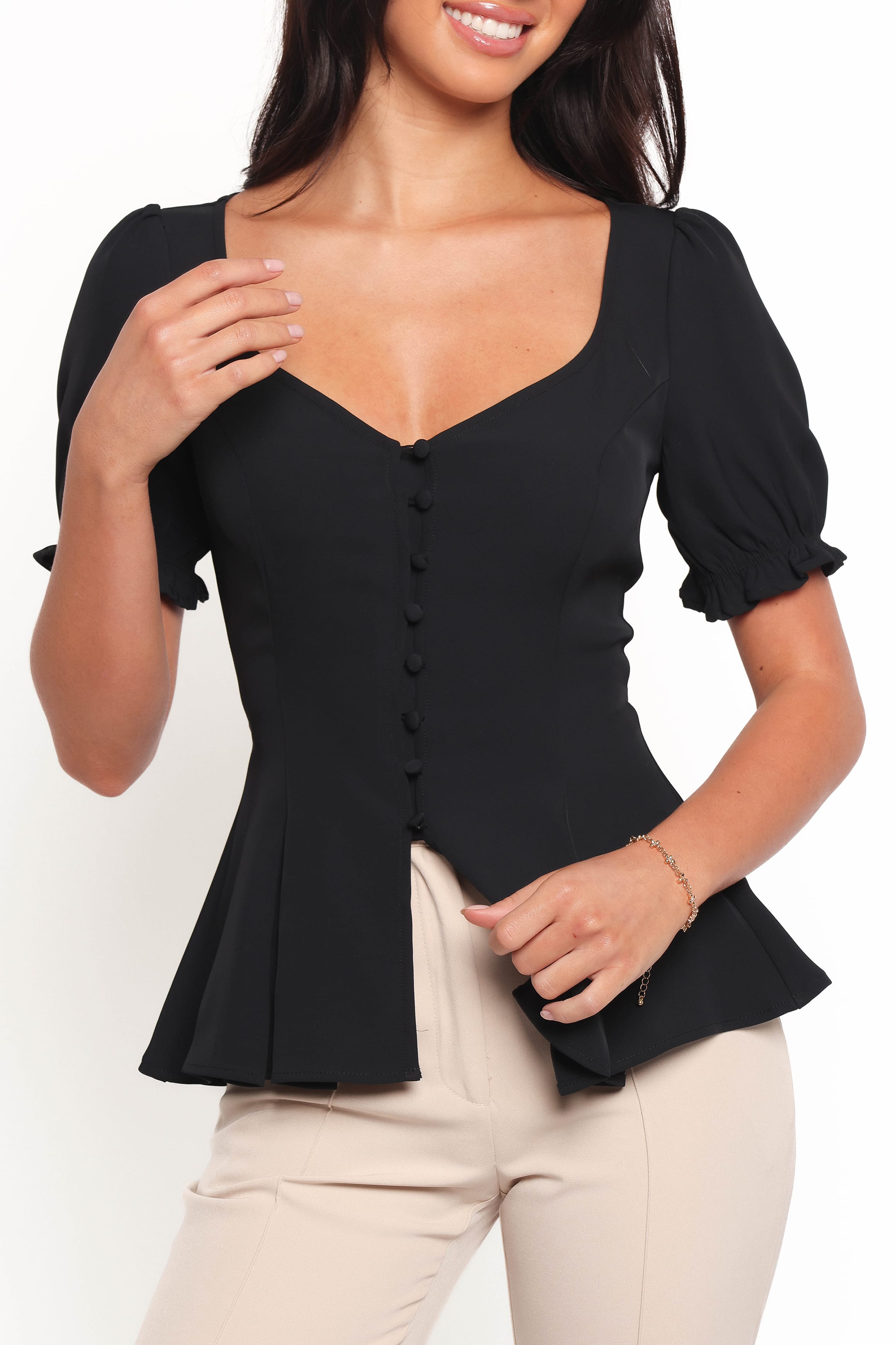 TOPS Kameran Top - Black