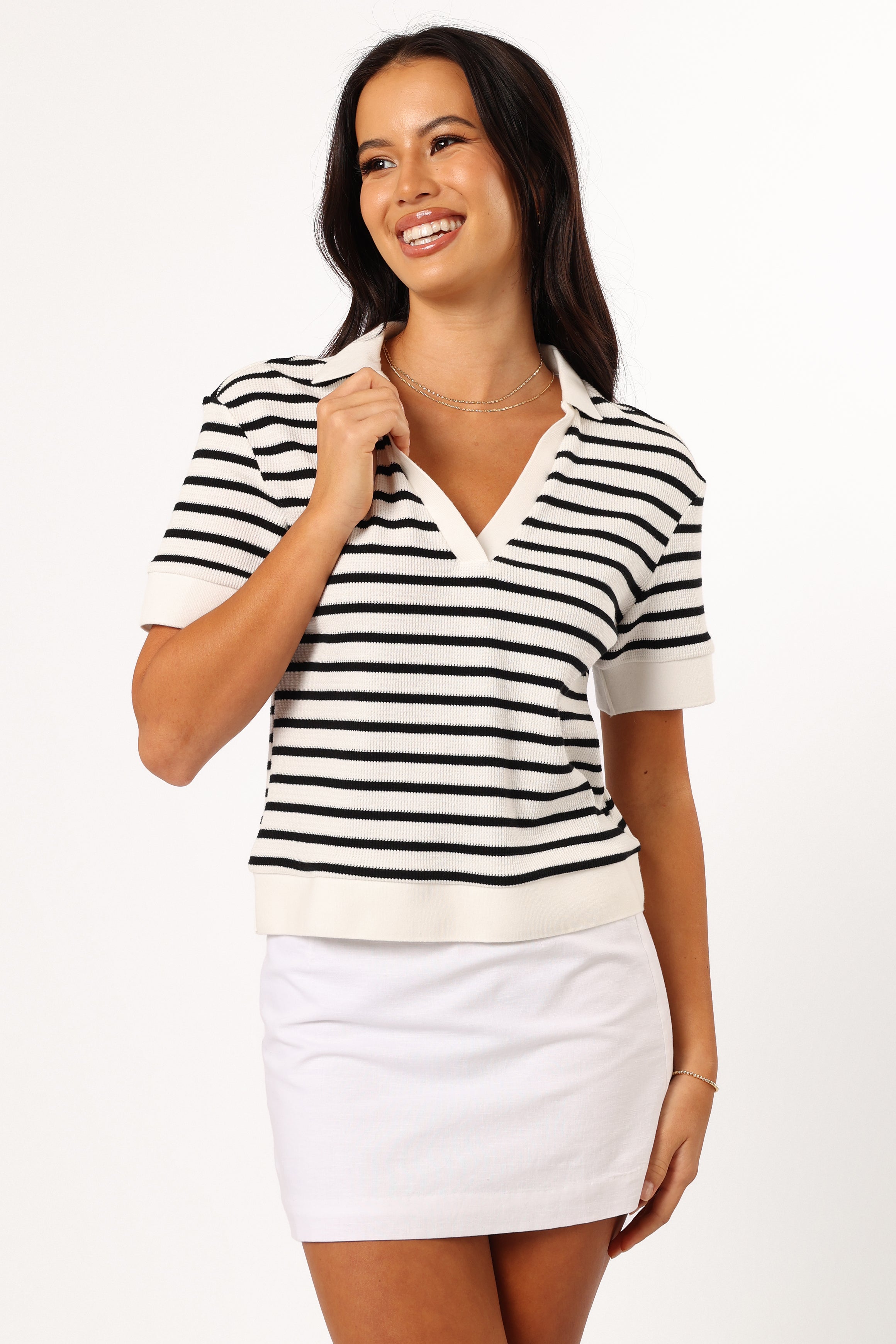 TOPS @Karola Top - White Black