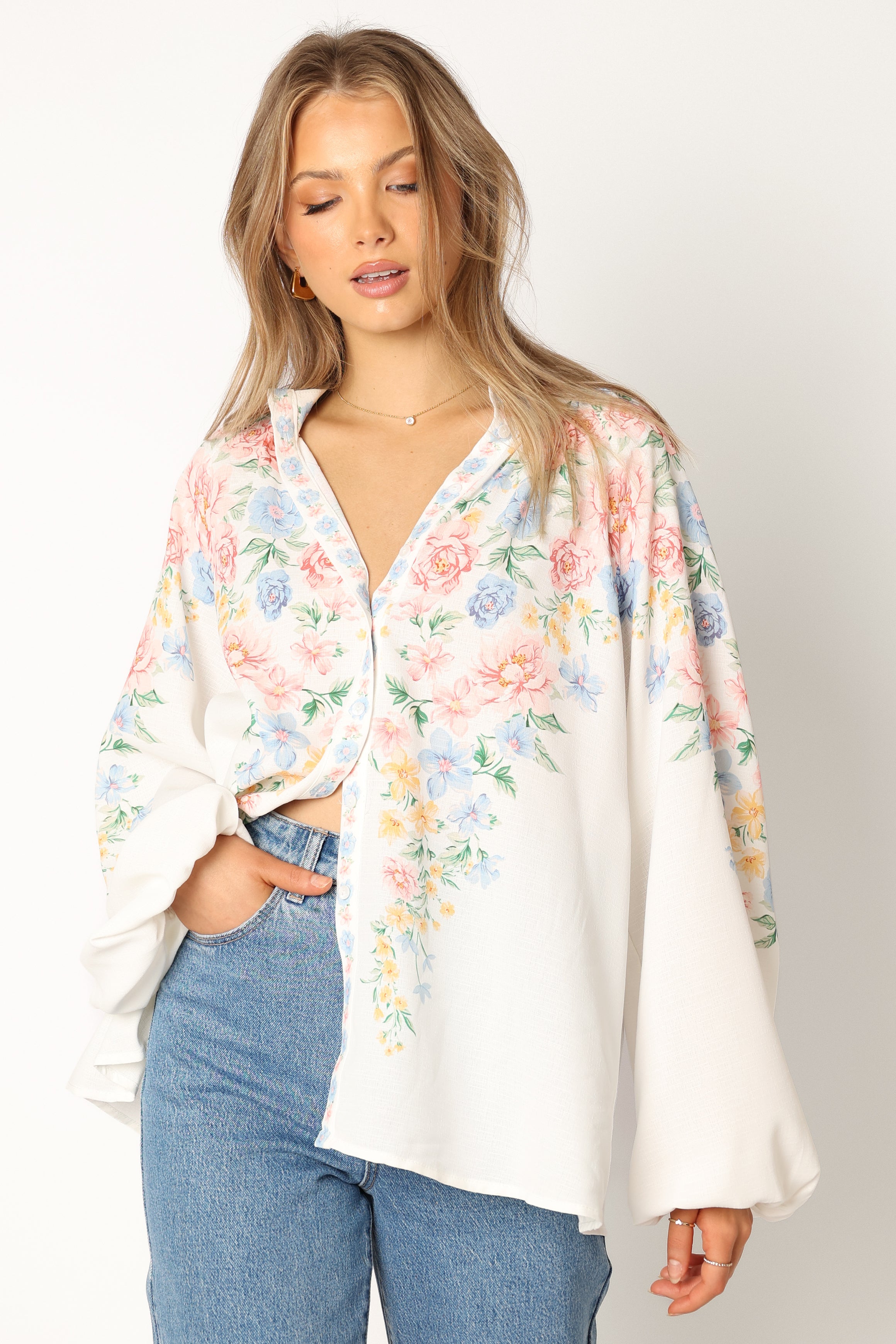 TOPS Kellie Blouse - Floral