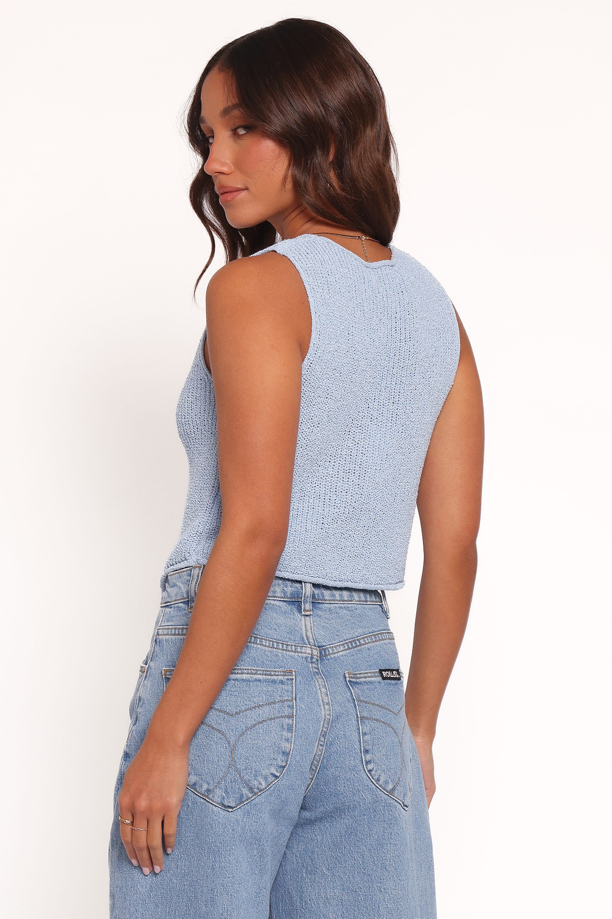 TOPS Kendall Knit Top - Light Blue