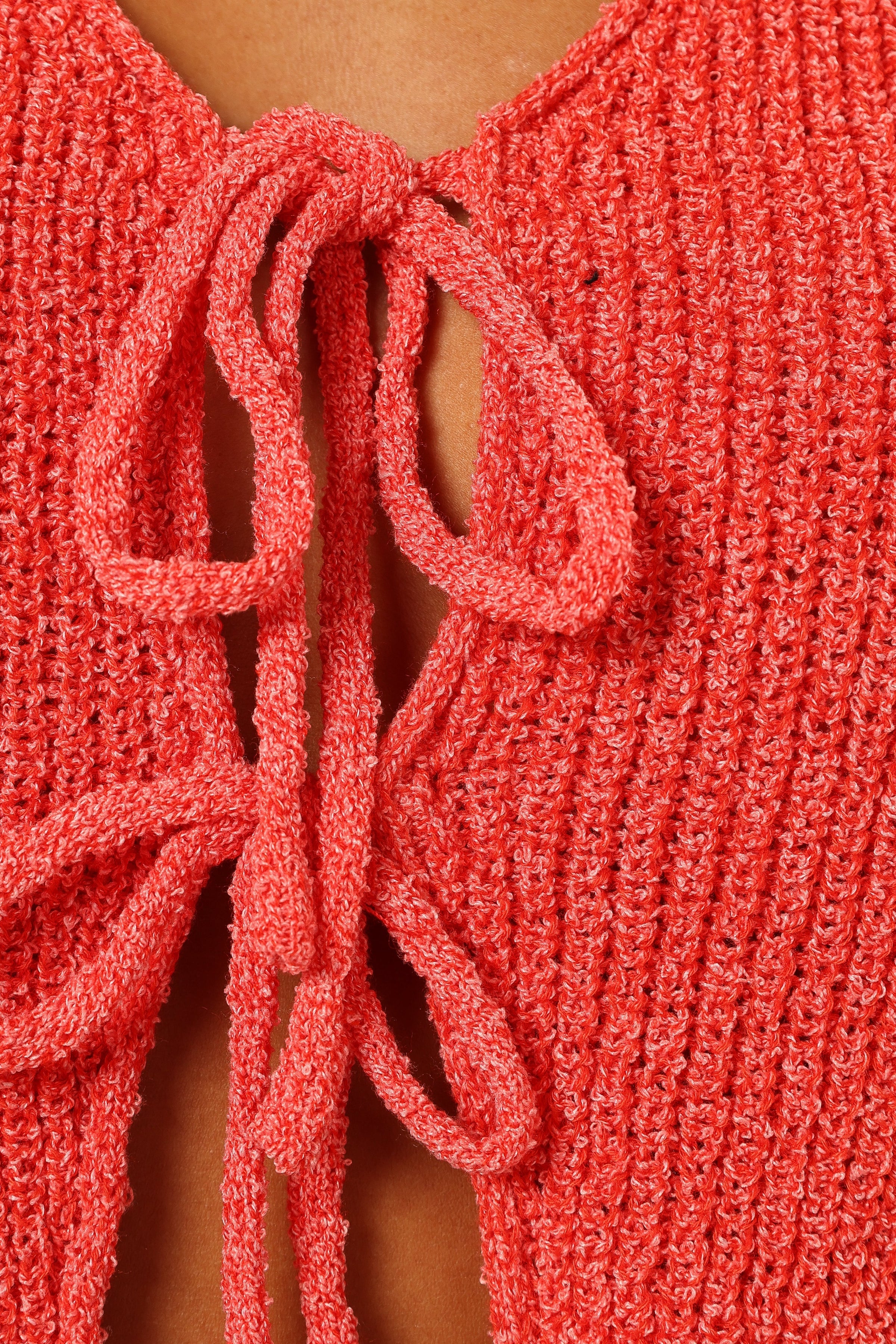 TOPS @Kendall Knit Top - Red