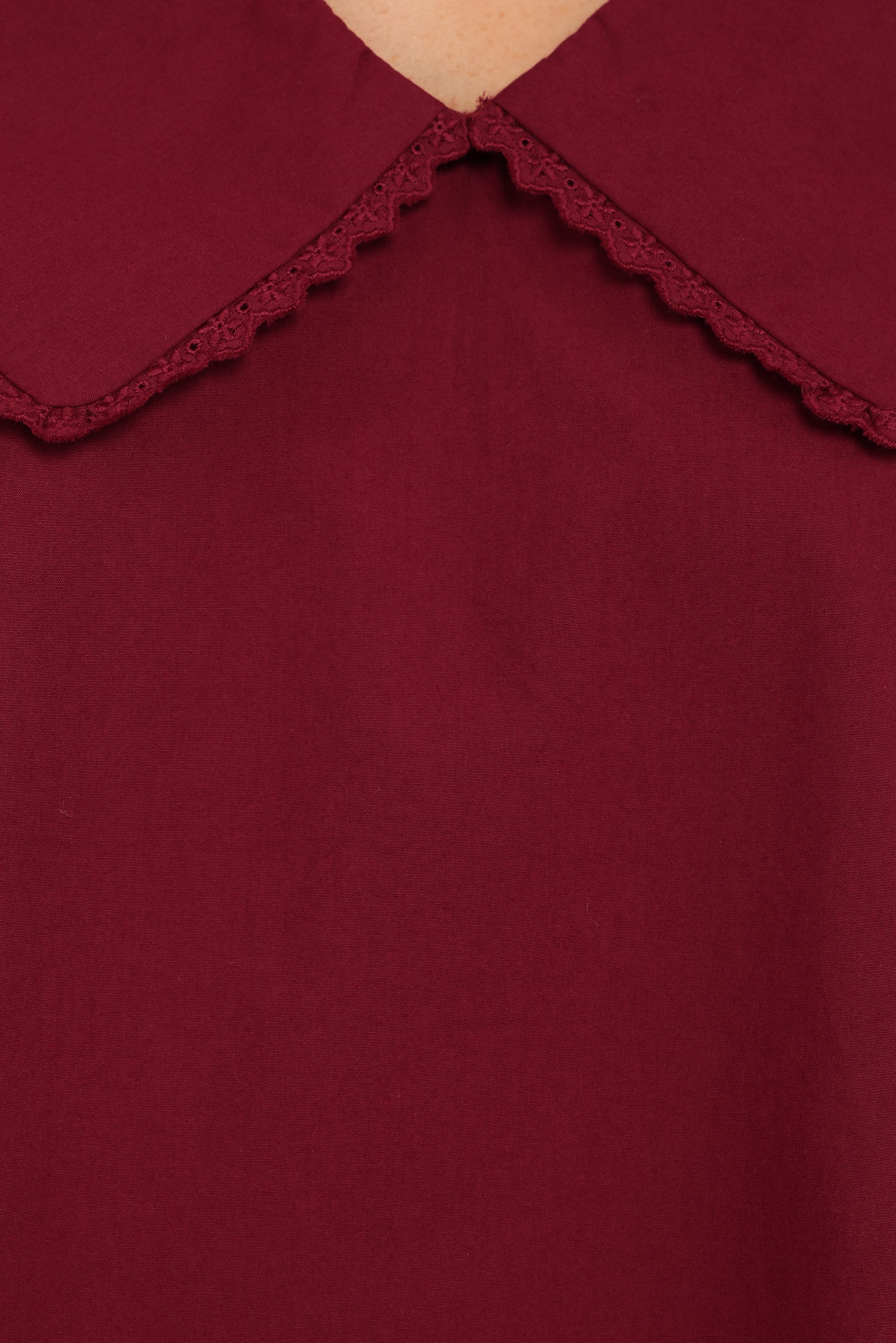 TOPS Kenna Long Sleeve Top - Burg
