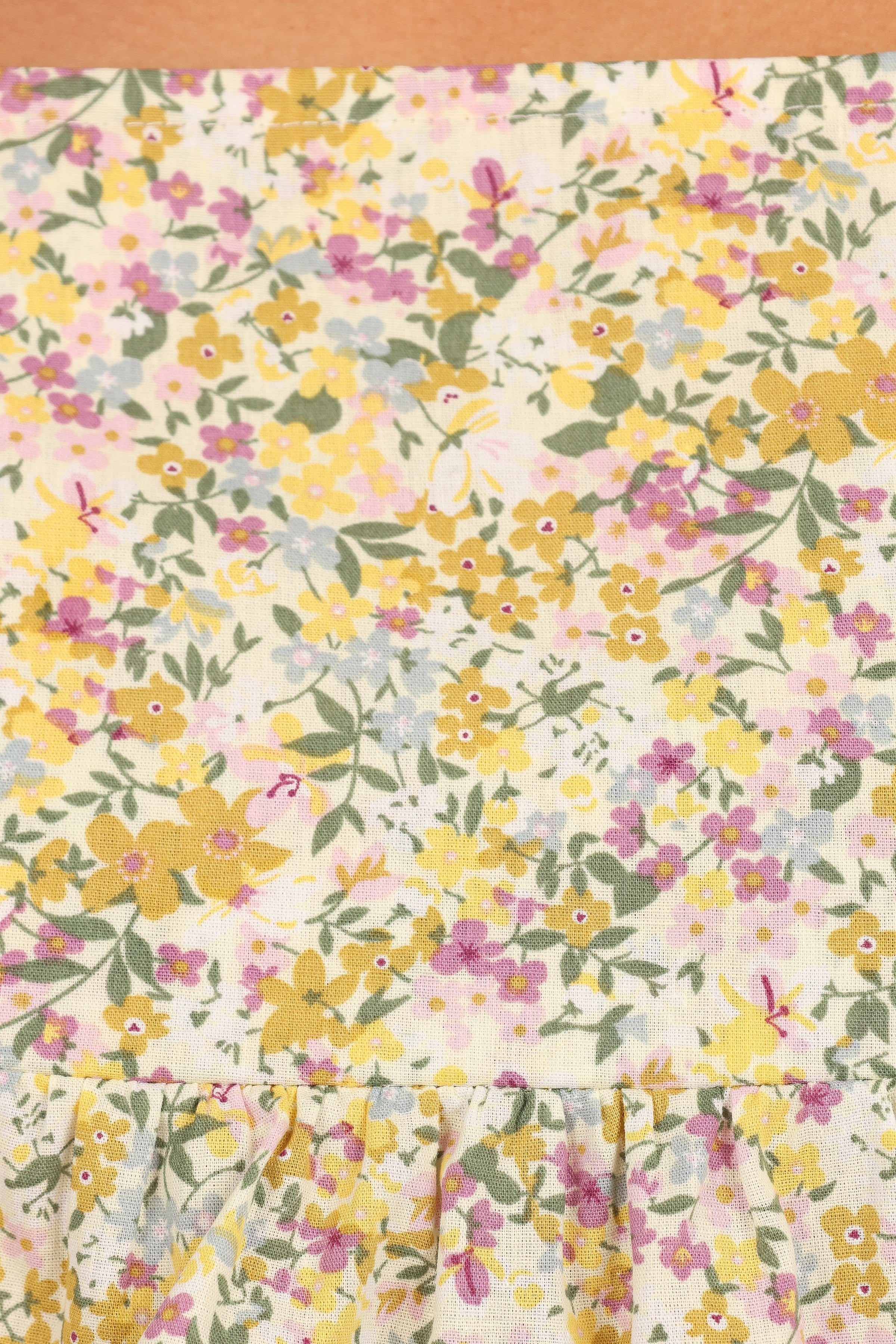 TOPS Kenny Top - Yellow Floral